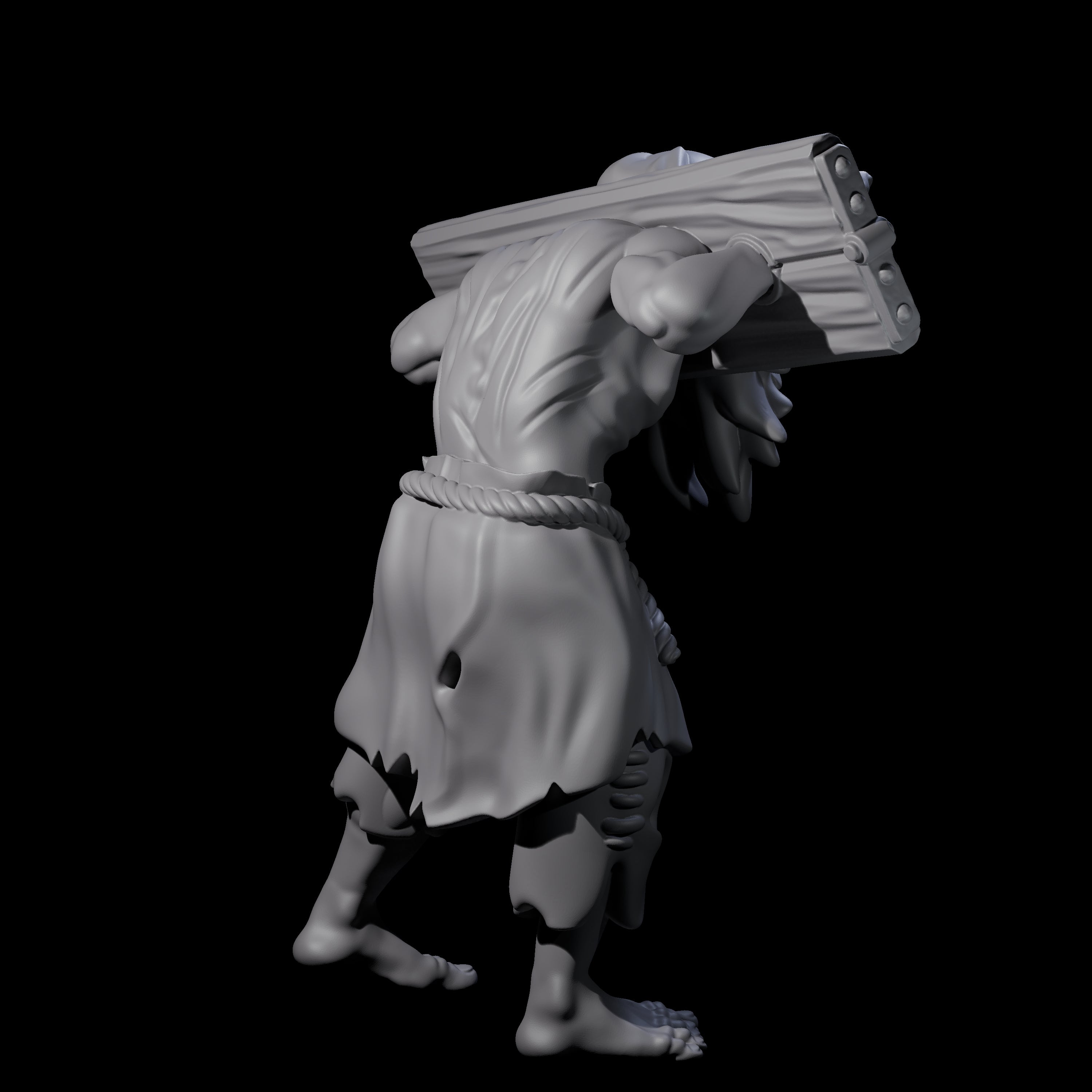 Angry Congregation Member J Miniature for Dungeons and Dragons, Pathfinder or other TTRPGs