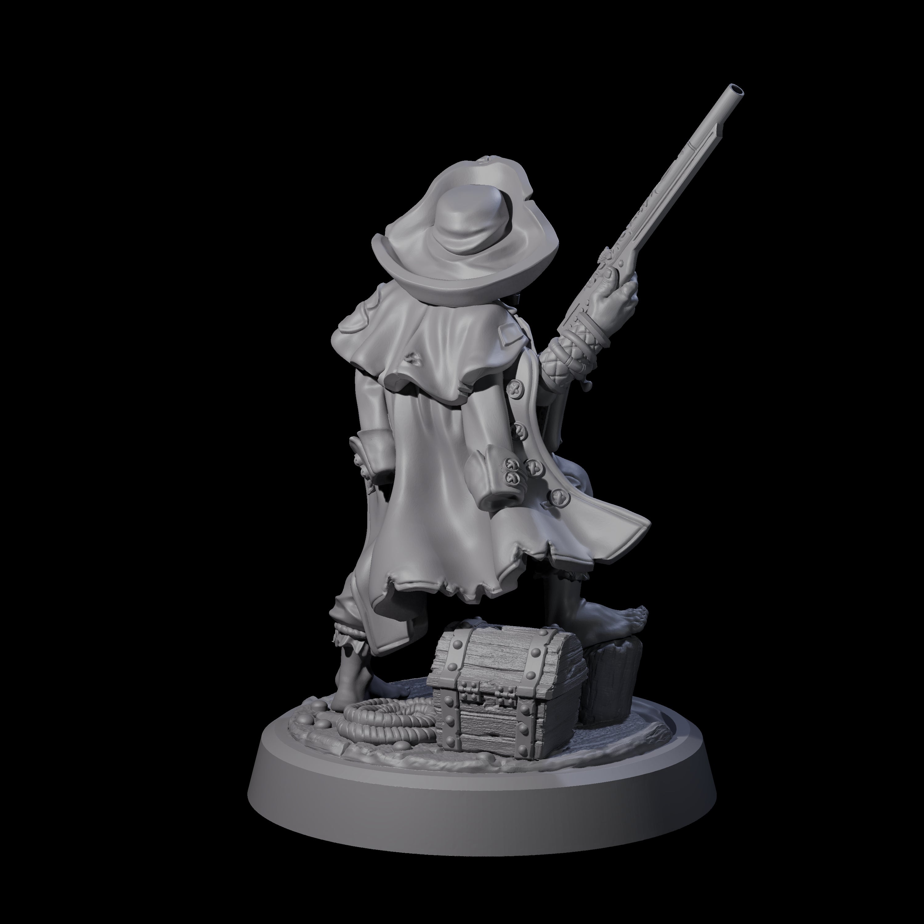 Angry Gnome Sailor Miniature for Dungeons and Dragons, Pathfinder or other TTRPGs