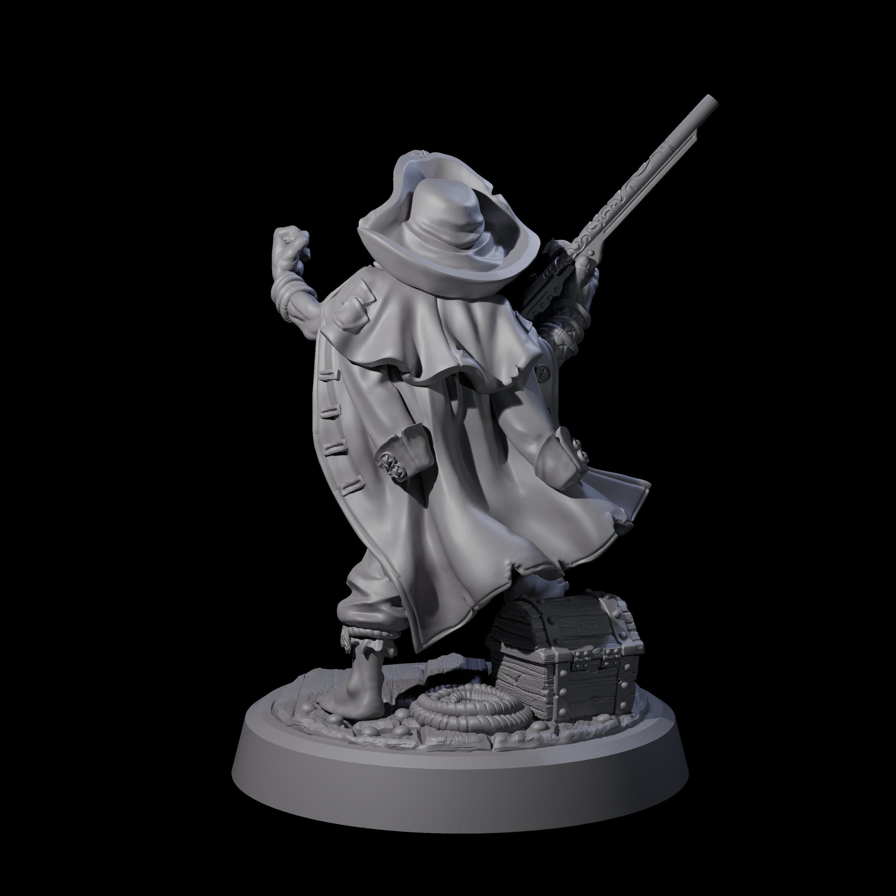 Angry Gnome Sailor Miniature for Dungeons and Dragons, Pathfinder or other TTRPGs