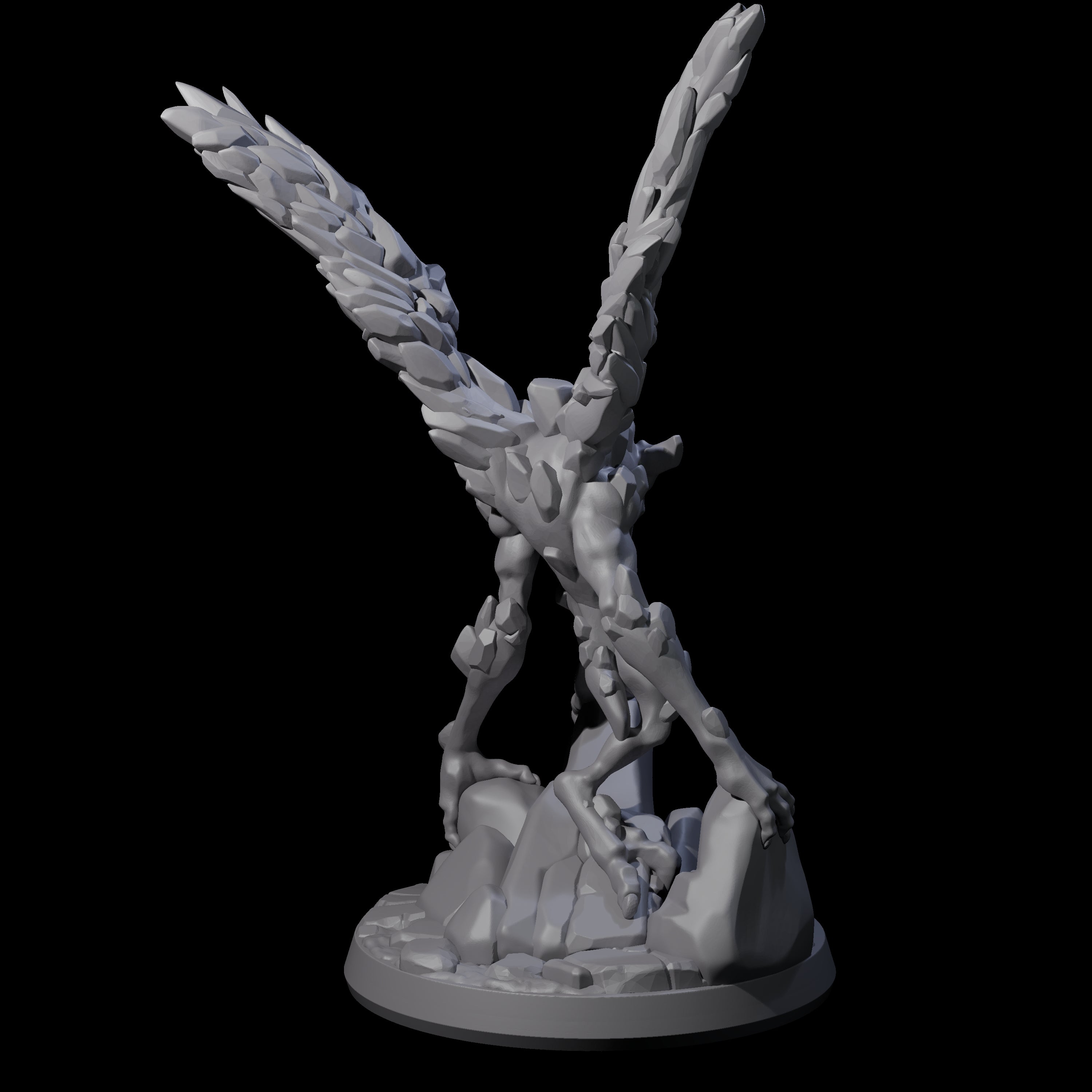 Angry Ice Mephit Miniature for Dungeons and Dragons, Pathfinder or other TTRPGs