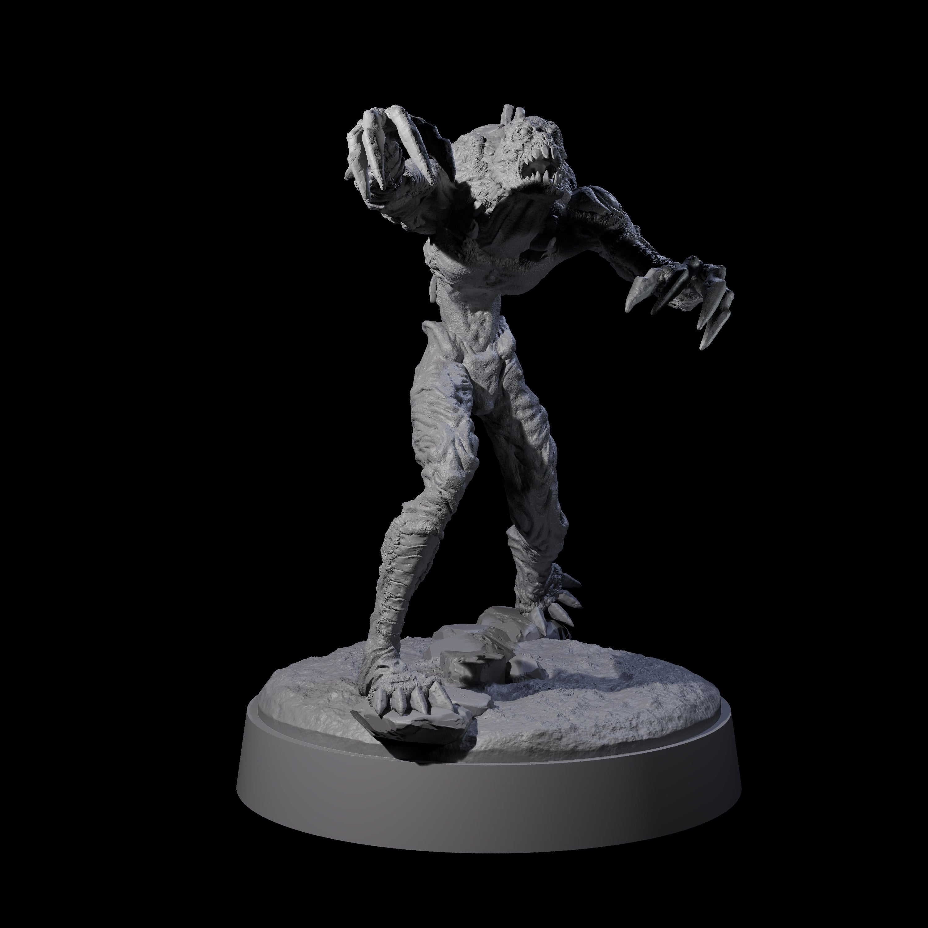 Angry Meenlock B Miniature for Dungeons and Dragons, Pathfinder or other TTRPGs