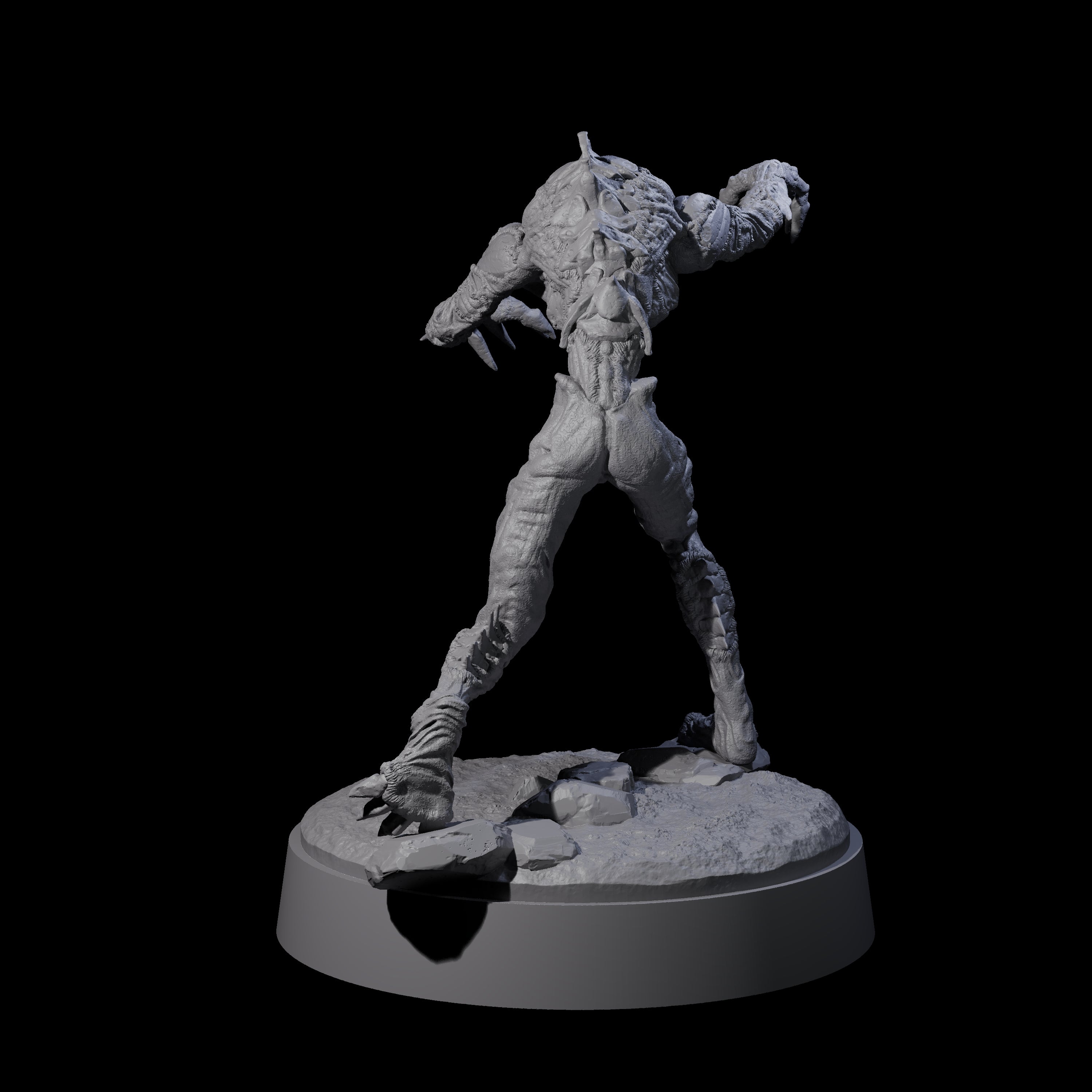 Angry Meenlock B Miniature for Dungeons and Dragons, Pathfinder or other TTRPGs