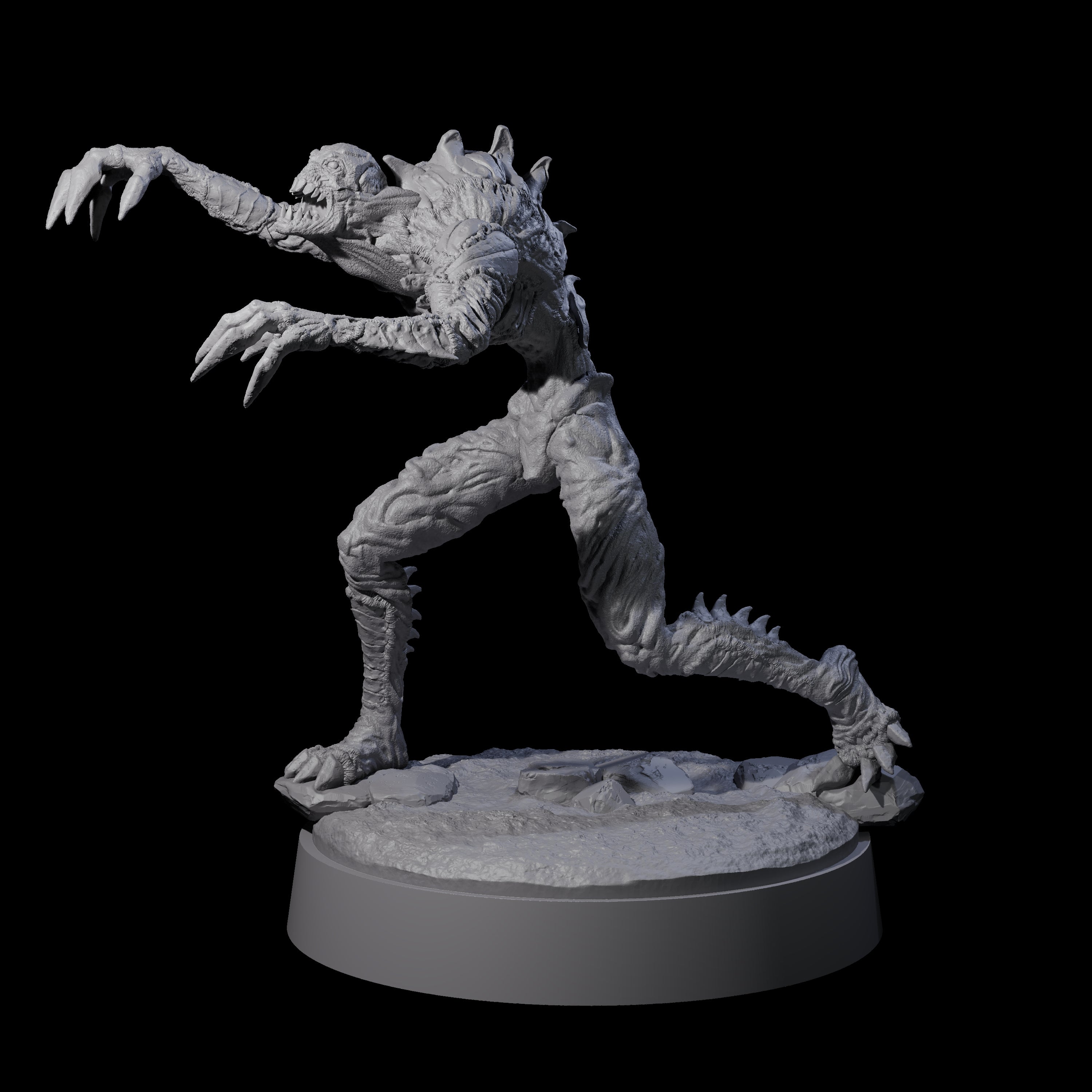 Angry Meenlock B Miniature for Dungeons and Dragons, Pathfinder or other TTRPGs