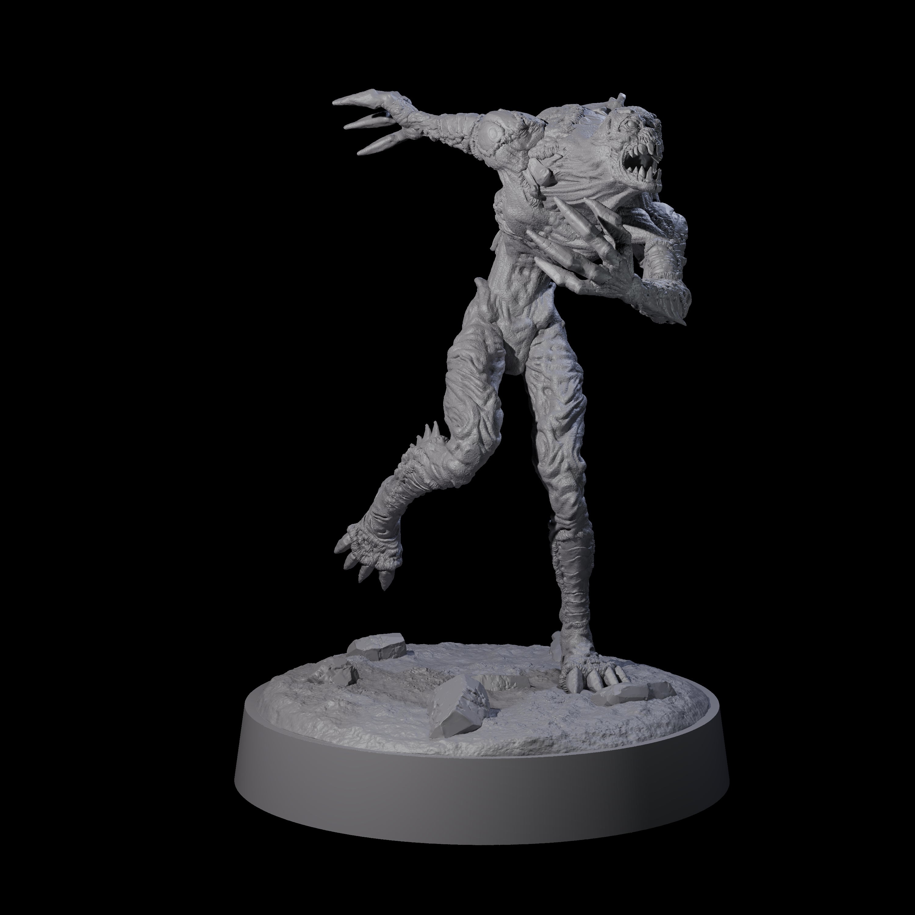 Angry Meenlock C Miniature for Dungeons and Dragons, Pathfinder or other TTRPGs