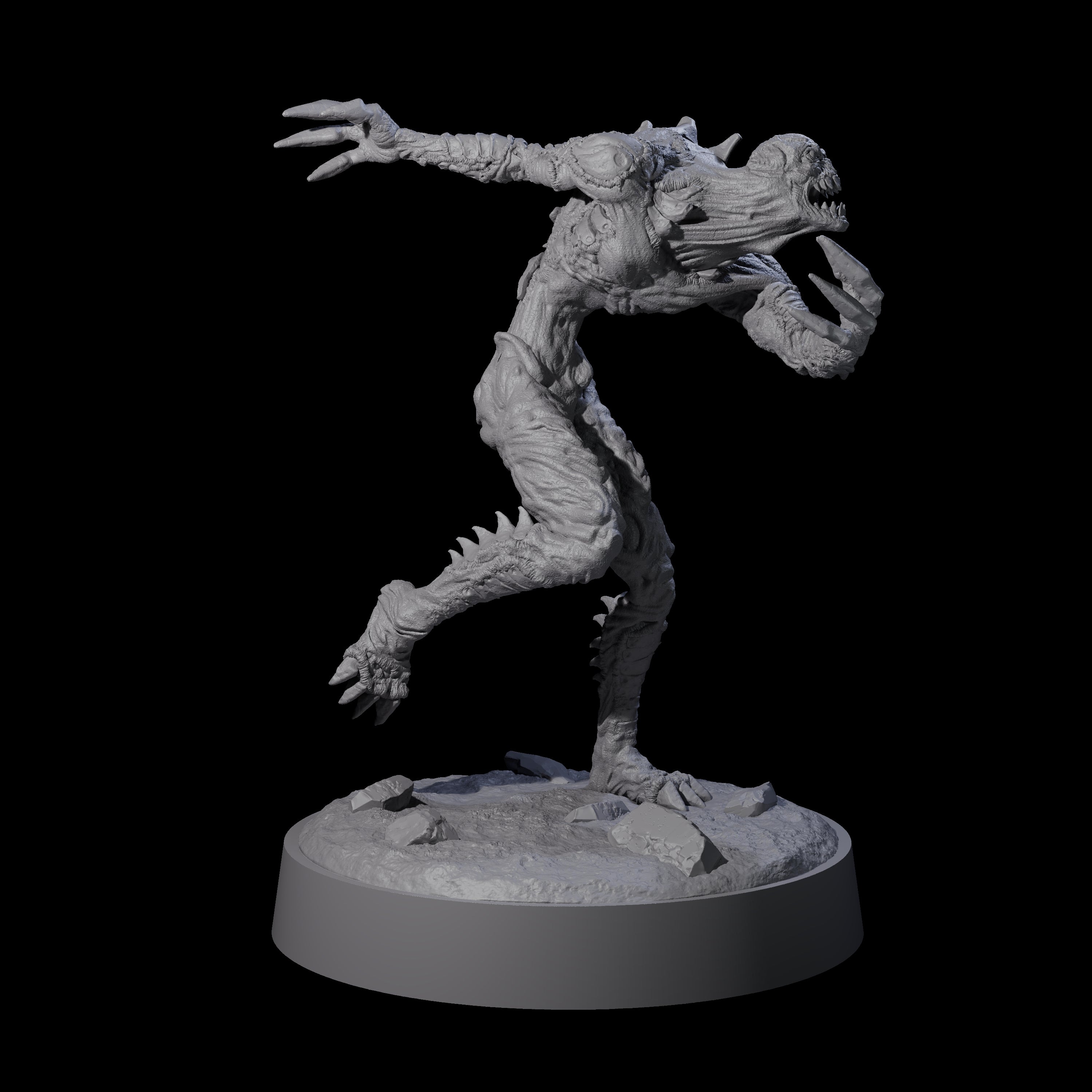 Angry Meenlock C Miniature for Dungeons and Dragons, Pathfinder or other TTRPGs