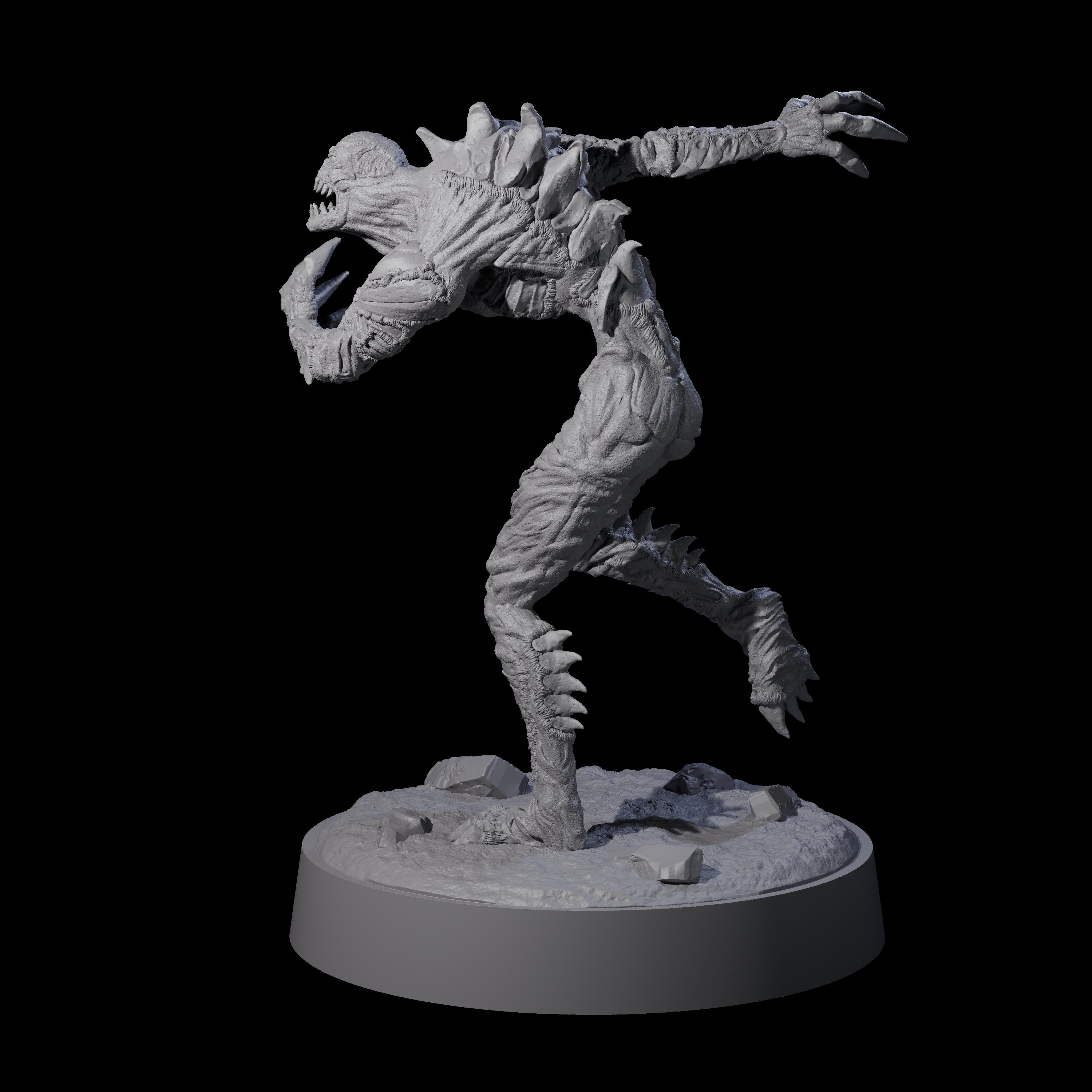 Angry Meenlock C Miniature for Dungeons and Dragons, Pathfinder or other TTRPGs