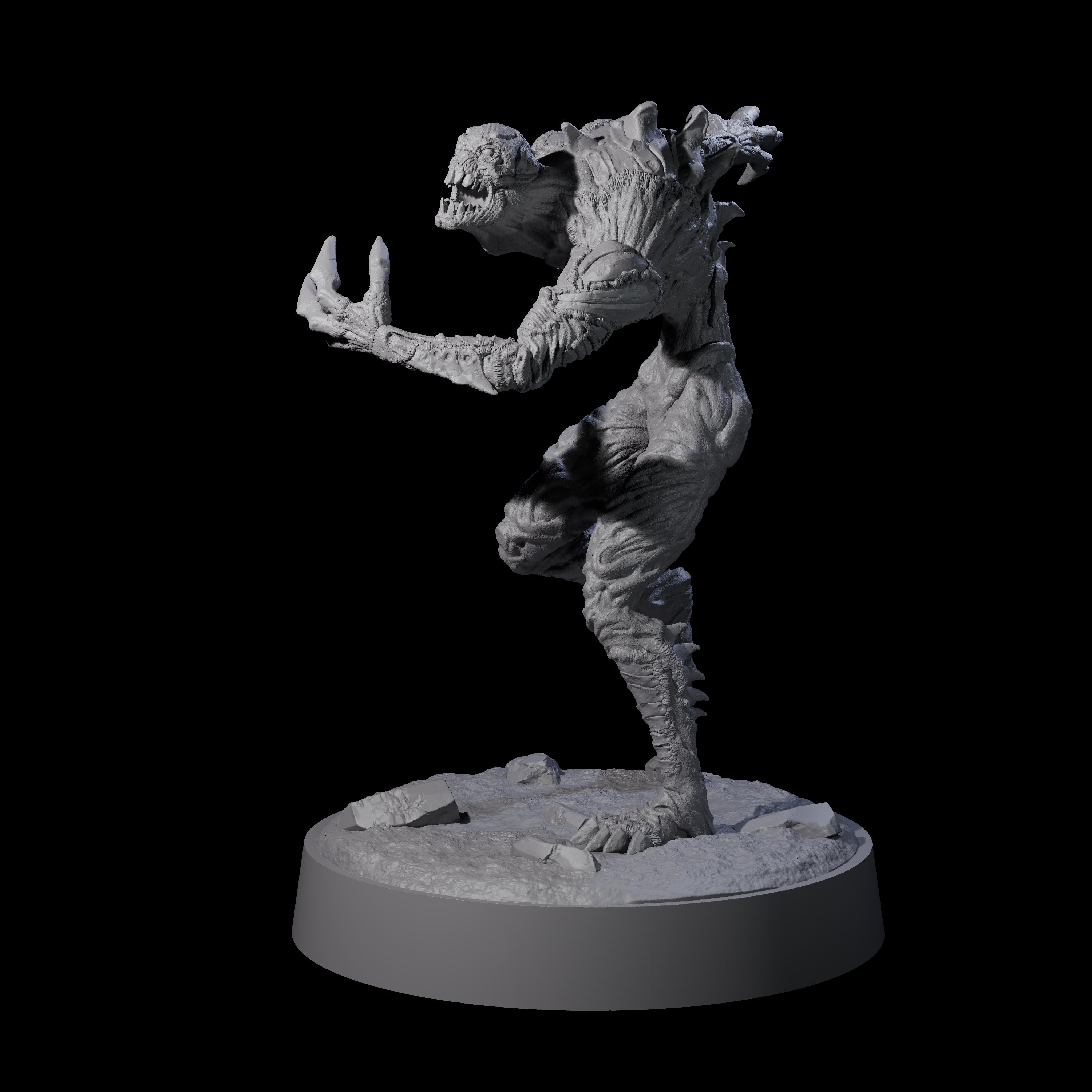 Angry Meenlock C Miniature for Dungeons and Dragons, Pathfinder or other TTRPGs