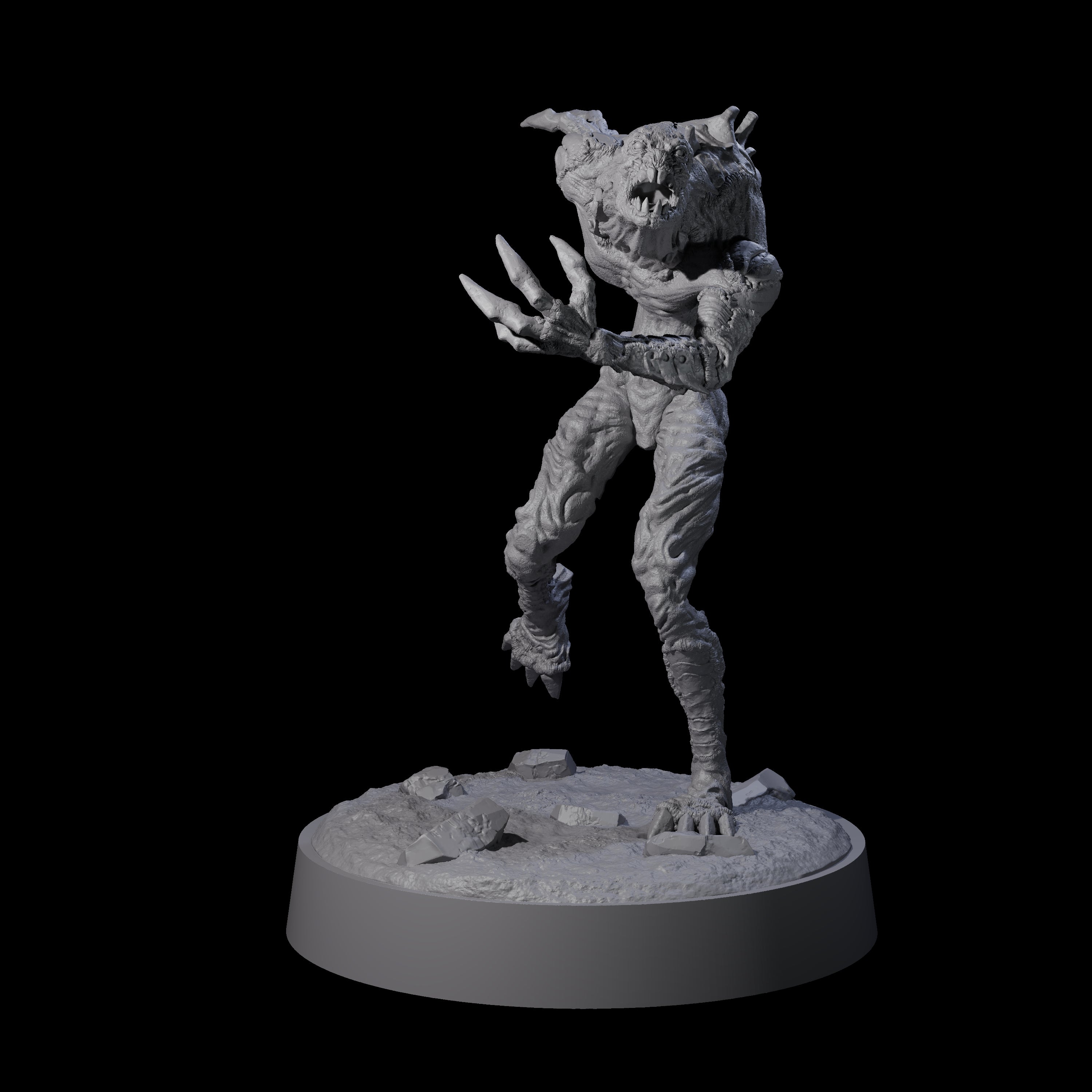 Angry Meenlock C Miniature for Dungeons and Dragons, Pathfinder or other TTRPGs
