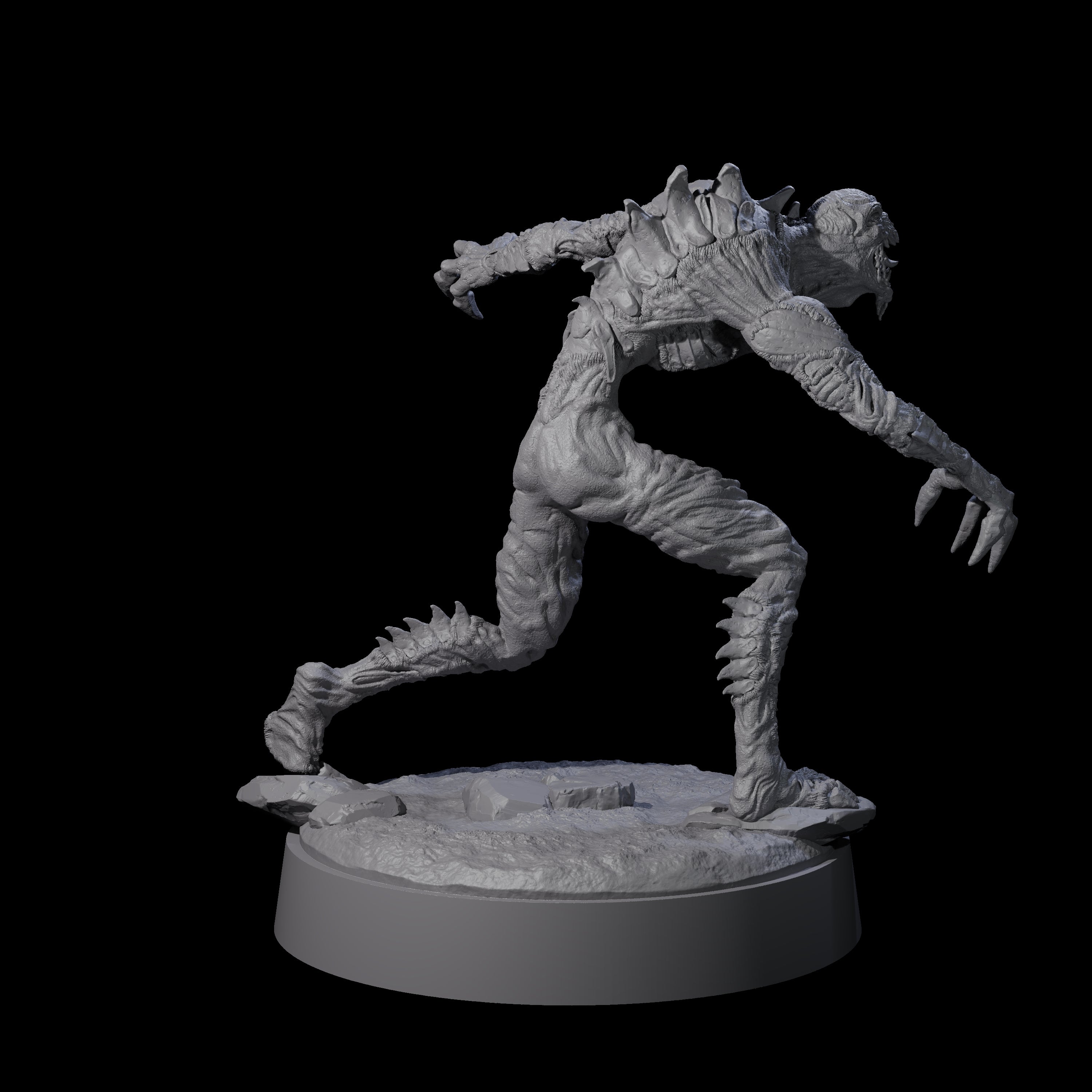 Angry Meenlock D Miniature for Dungeons and Dragons, Pathfinder or other TTRPGs