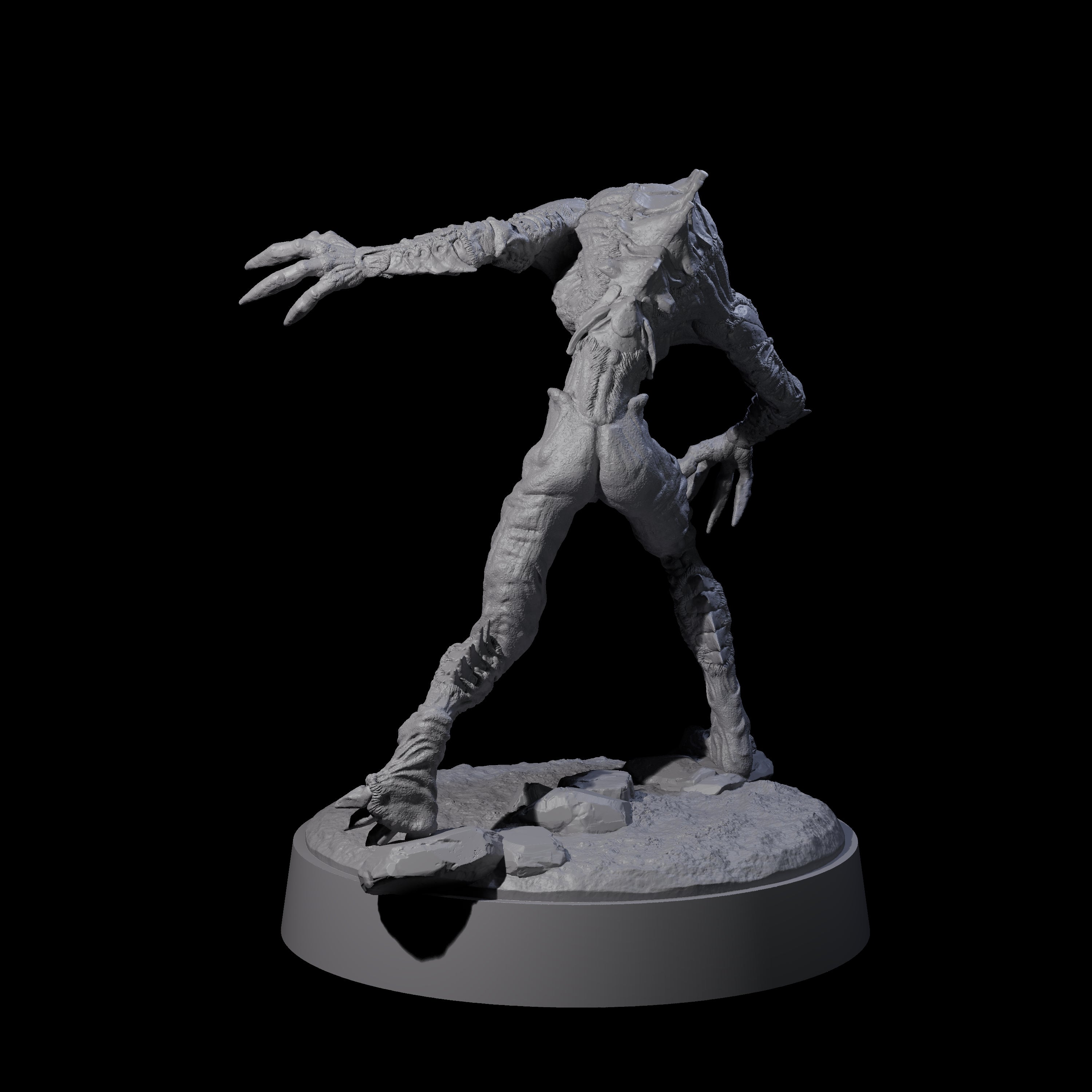 Angry Meenlock D Miniature for Dungeons and Dragons, Pathfinder or other TTRPGs