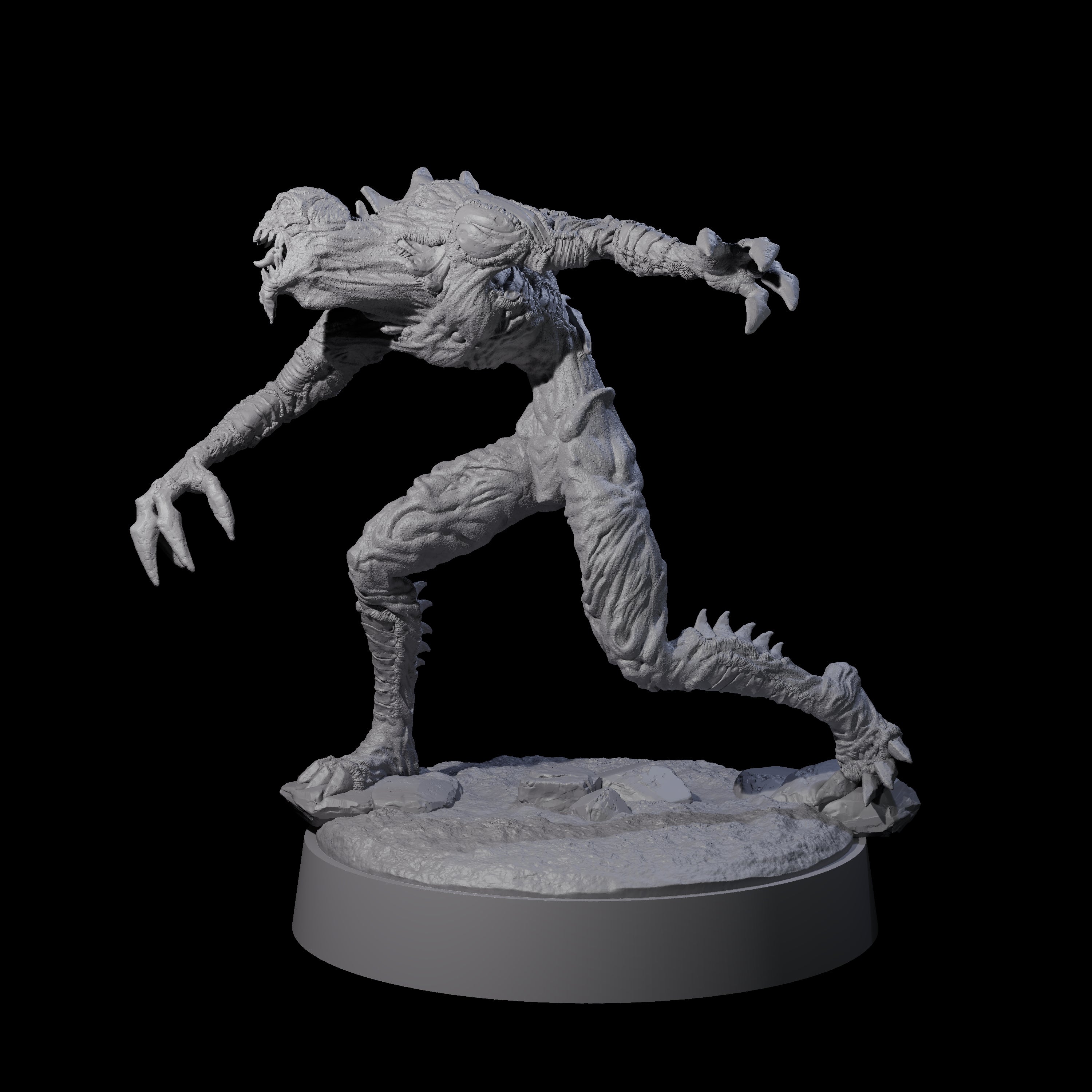 Angry Meenlock D Miniature for Dungeons and Dragons, Pathfinder or other TTRPGs