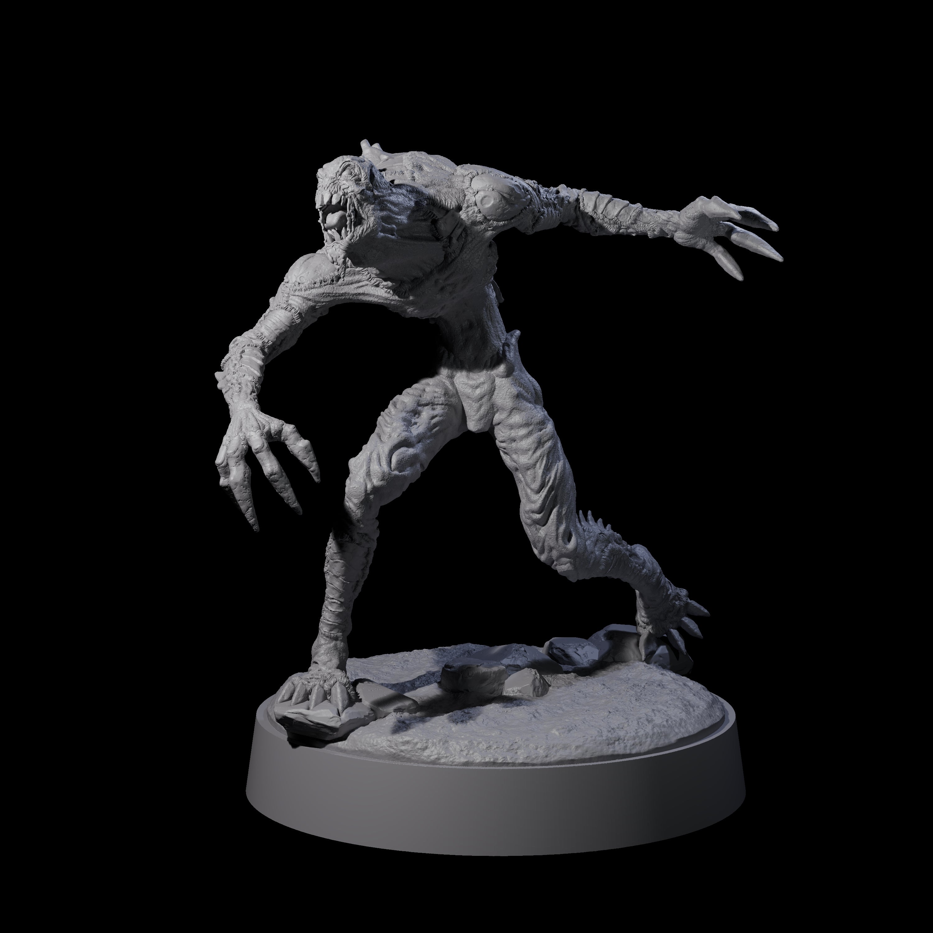 Angry Meenlock D Miniature for Dungeons and Dragons, Pathfinder or other TTRPGs
