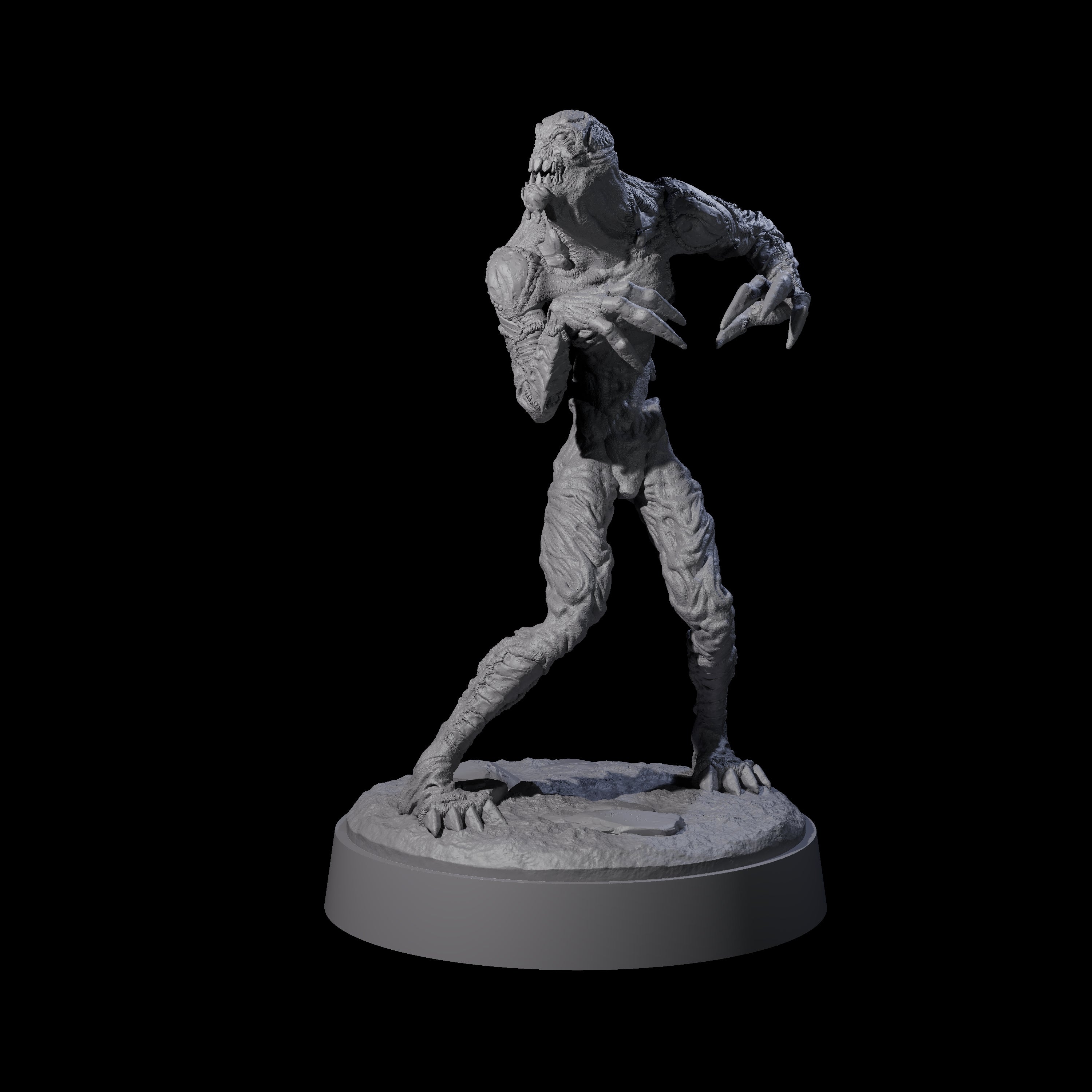 Angry Meenlock F Miniature for Dungeons and Dragons, Pathfinder or other TTRPGs