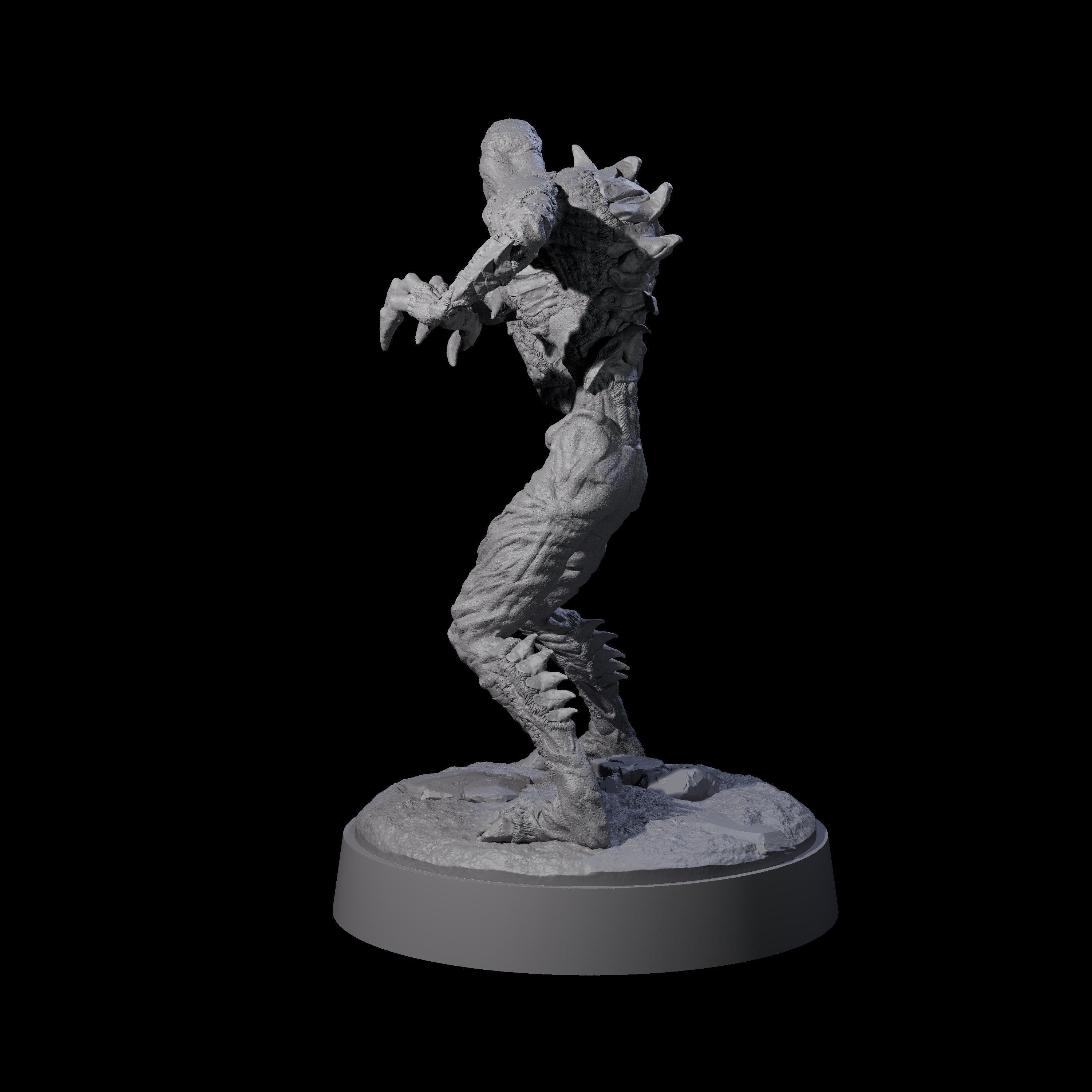 Angry Meenlock F Miniature for Dungeons and Dragons, Pathfinder or other TTRPGs