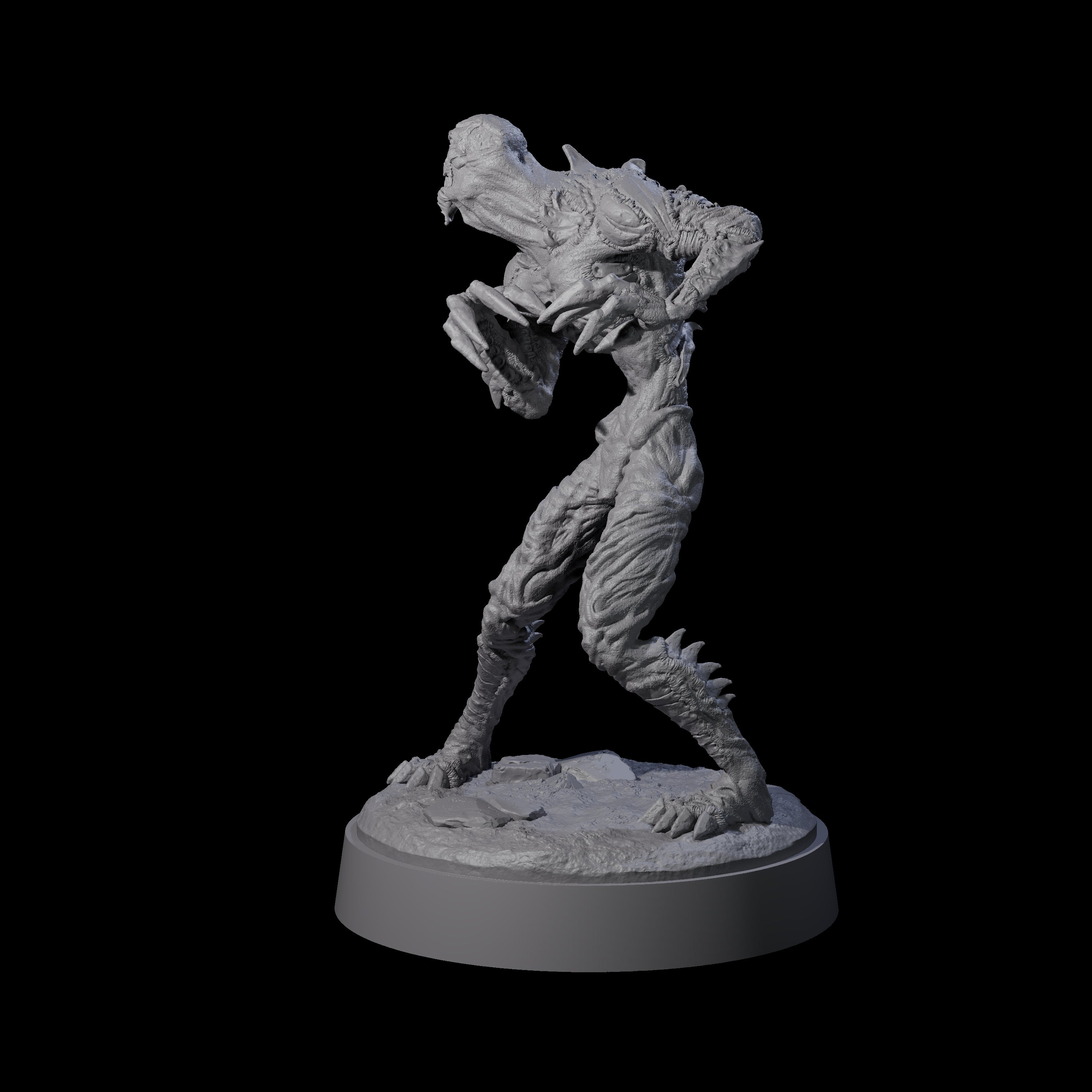 Angry Meenlock F Miniature for Dungeons and Dragons, Pathfinder or other TTRPGs