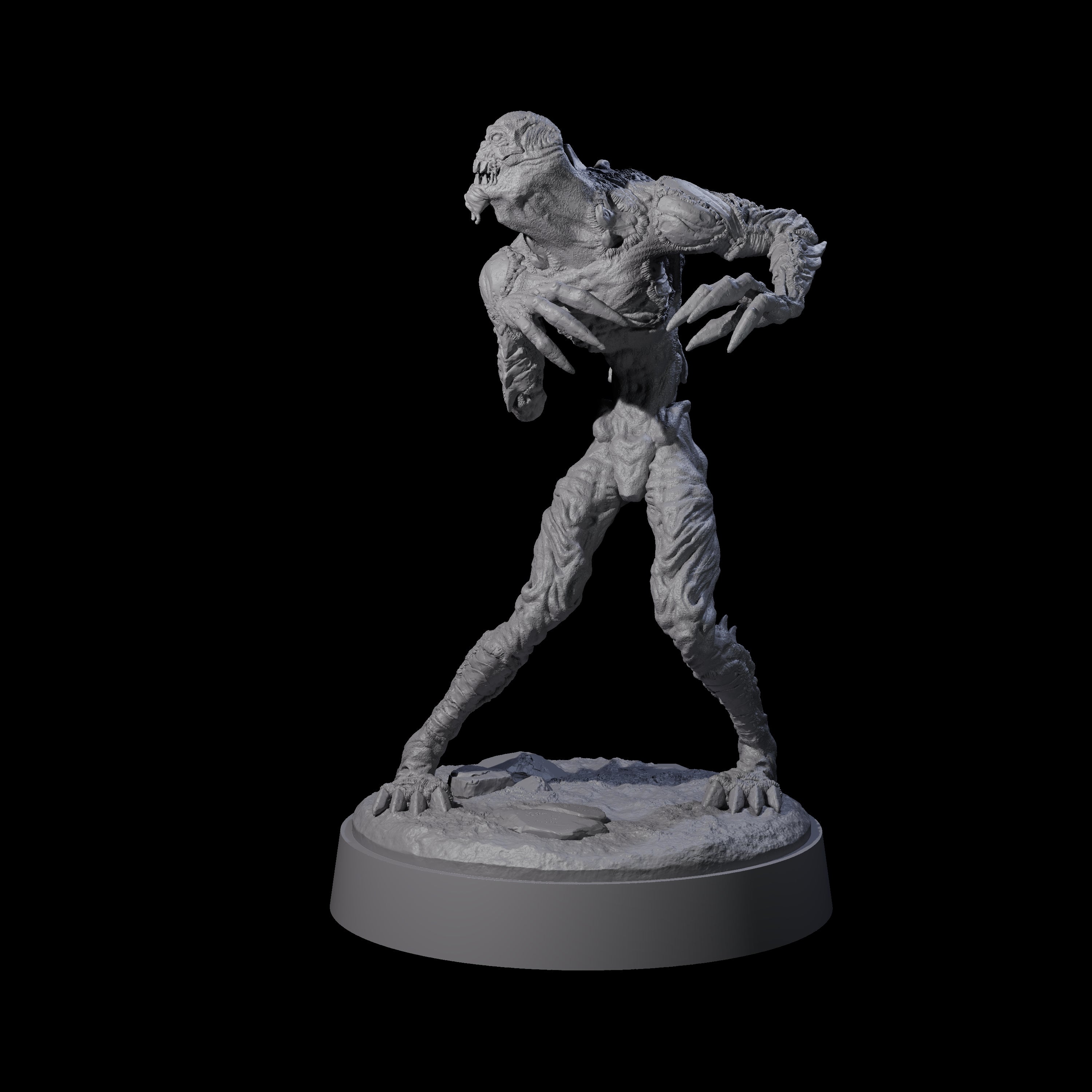 Angry Meenlock F Miniature for Dungeons and Dragons, Pathfinder or other TTRPGs