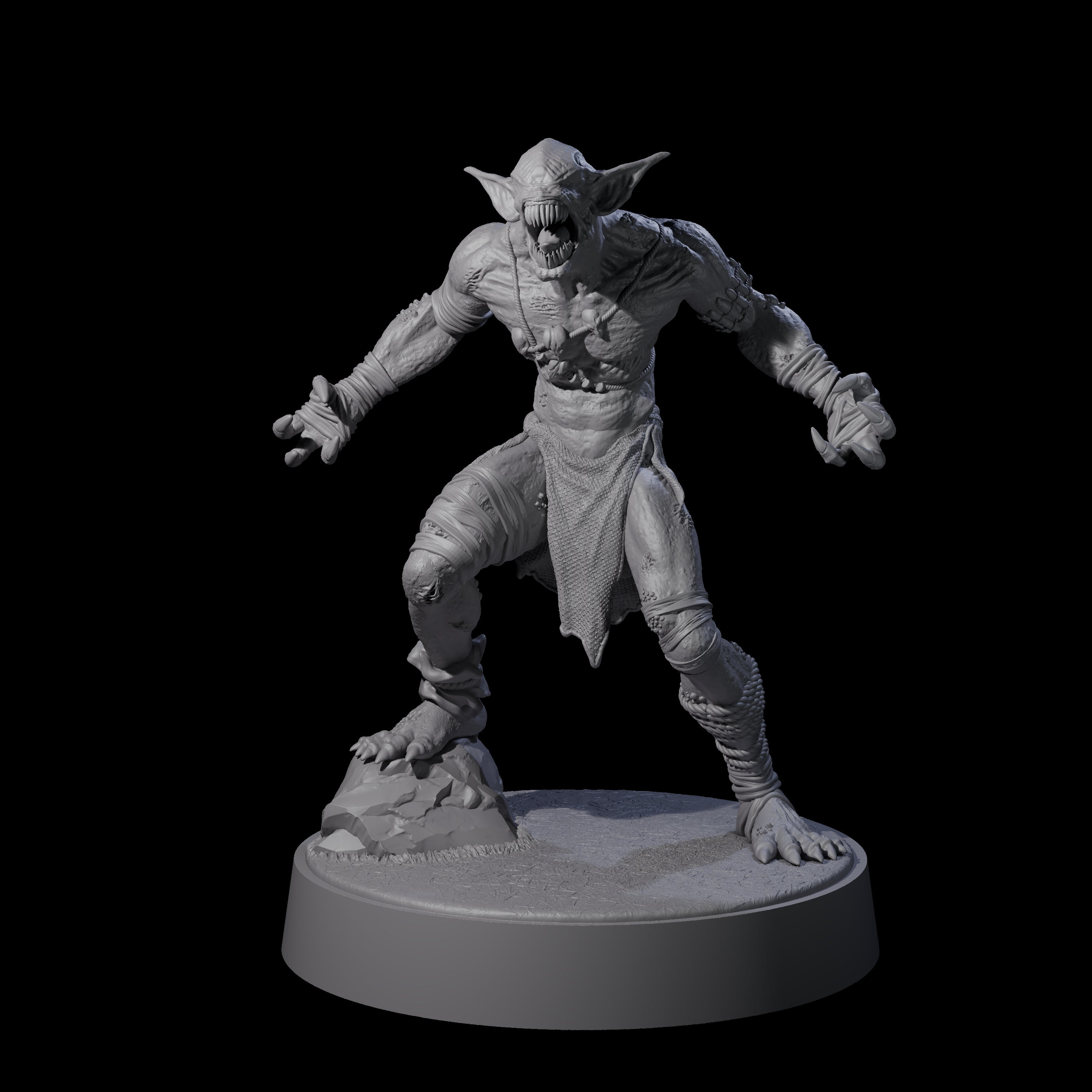 Angry Wretch A Miniature for Dungeons and Dragons, Pathfinder or other TTRPGs