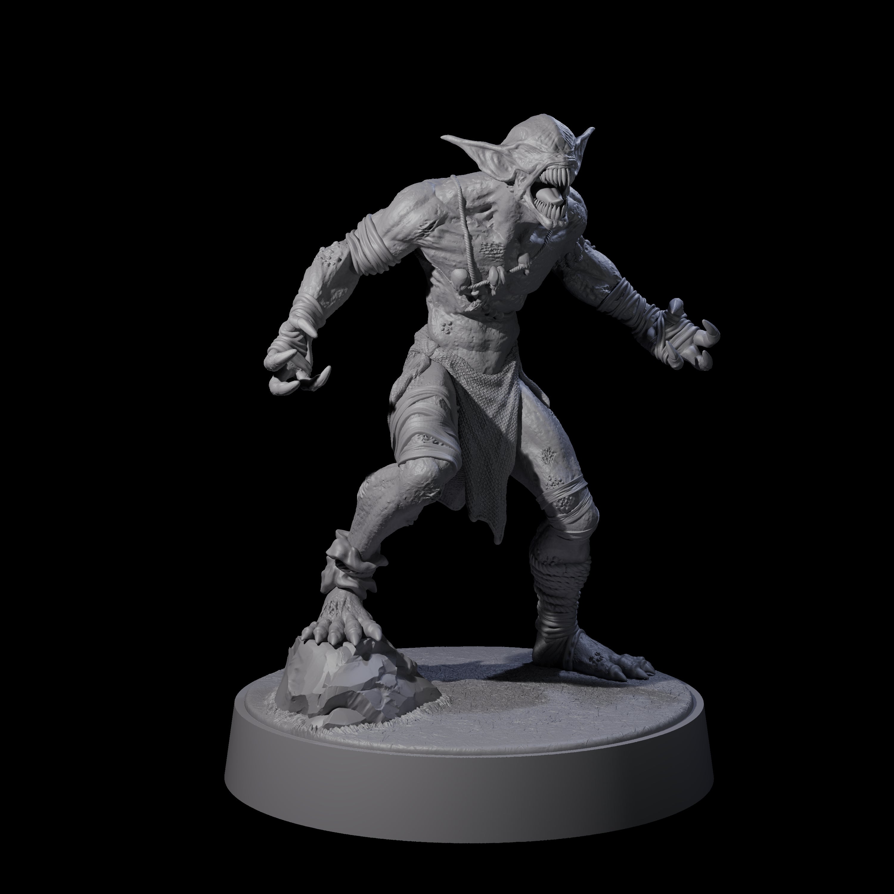 Angry Wretch A Miniature for Dungeons and Dragons, Pathfinder or other TTRPGs