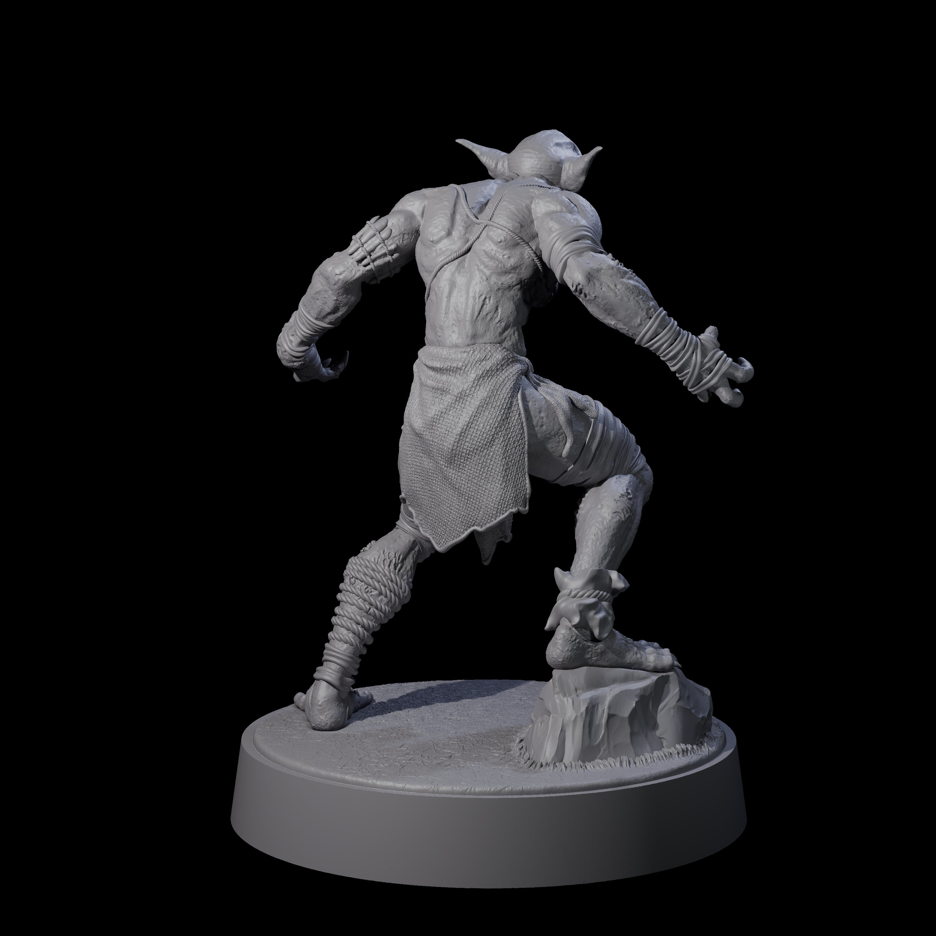 Angry Wretch A Miniature for Dungeons and Dragons, Pathfinder or other TTRPGs