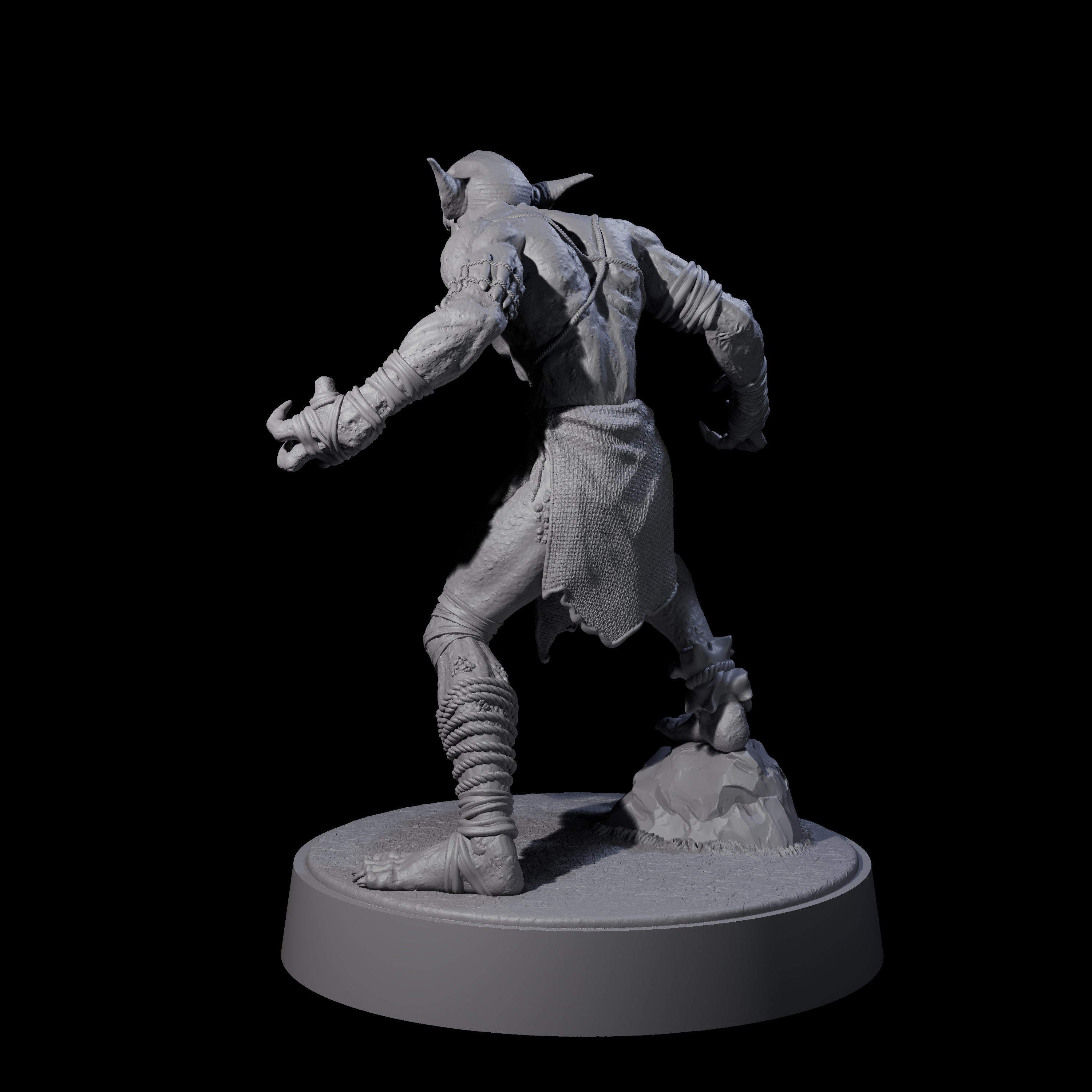 Angry Wretch A Miniature for Dungeons and Dragons, Pathfinder or other TTRPGs