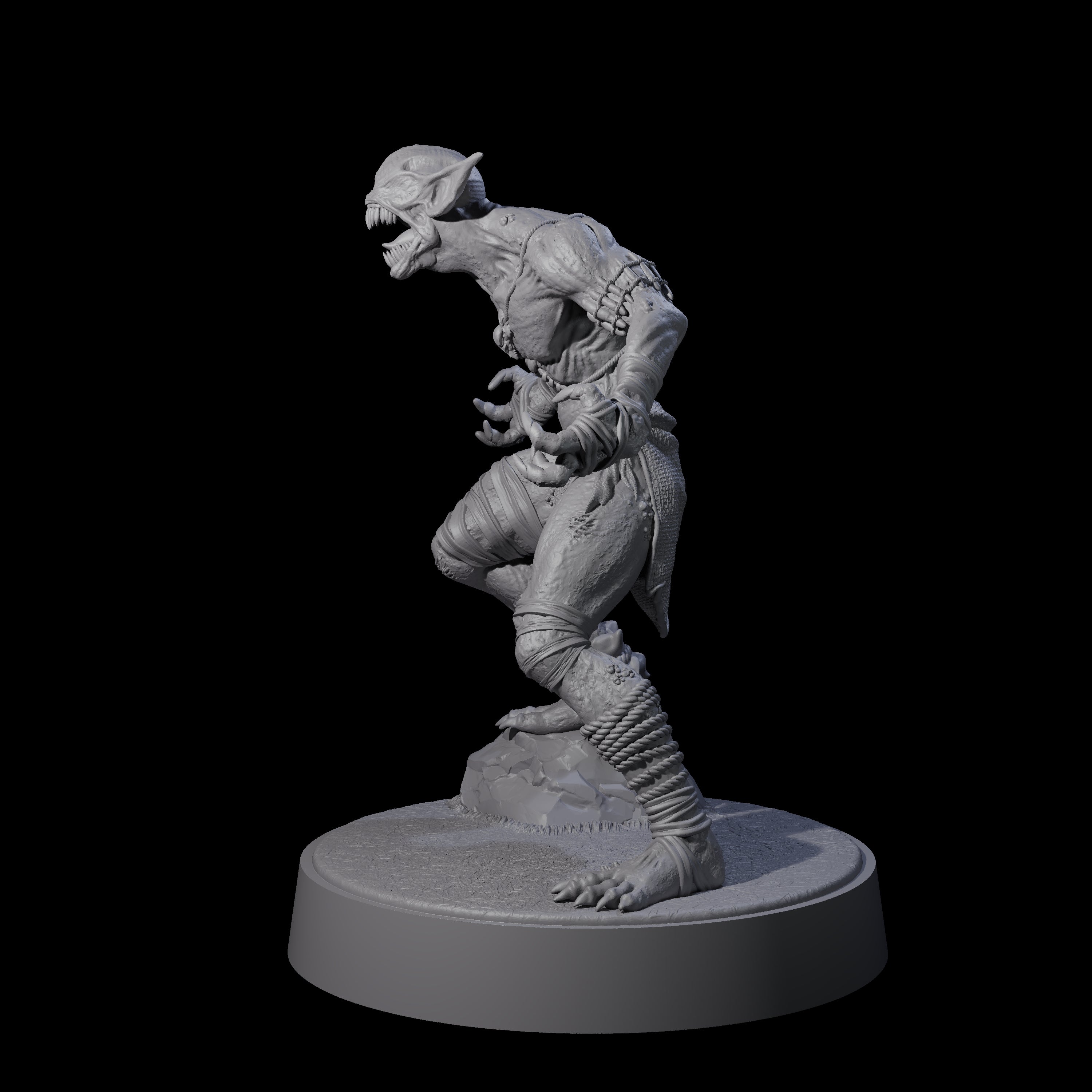 Angry Wretch A Miniature for Dungeons and Dragons, Pathfinder or other TTRPGs