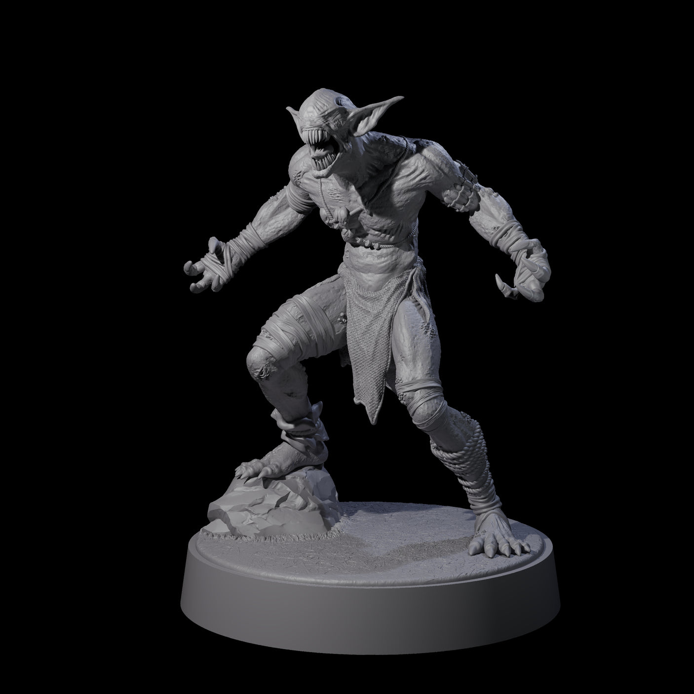 Angry Wretch A Miniature for Dungeons and Dragons, Pathfinder or other TTRPGs