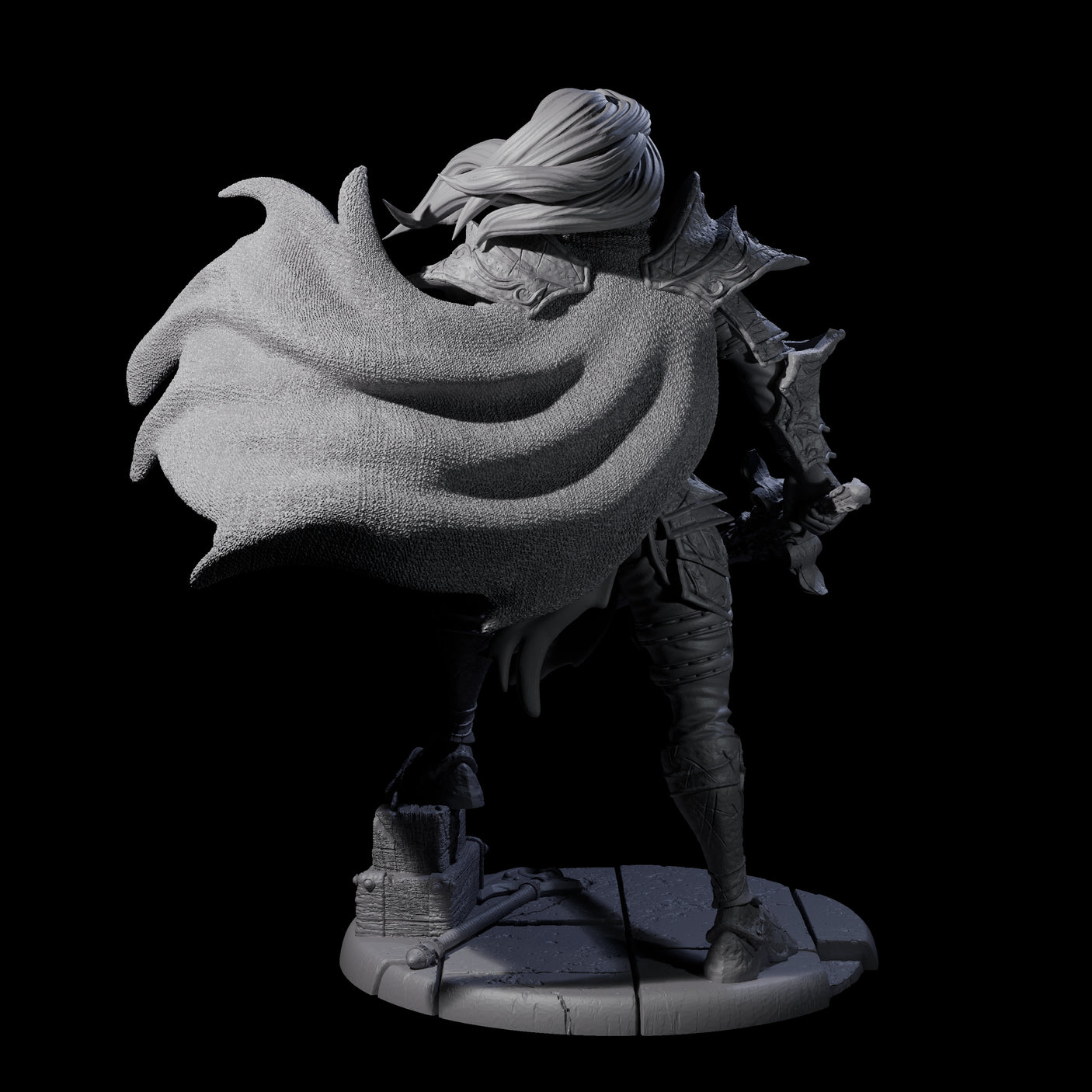 Antea - Brave Armoured Knight Miniature for Dungeons and Dragons, Pathfinder or other TTRPGs