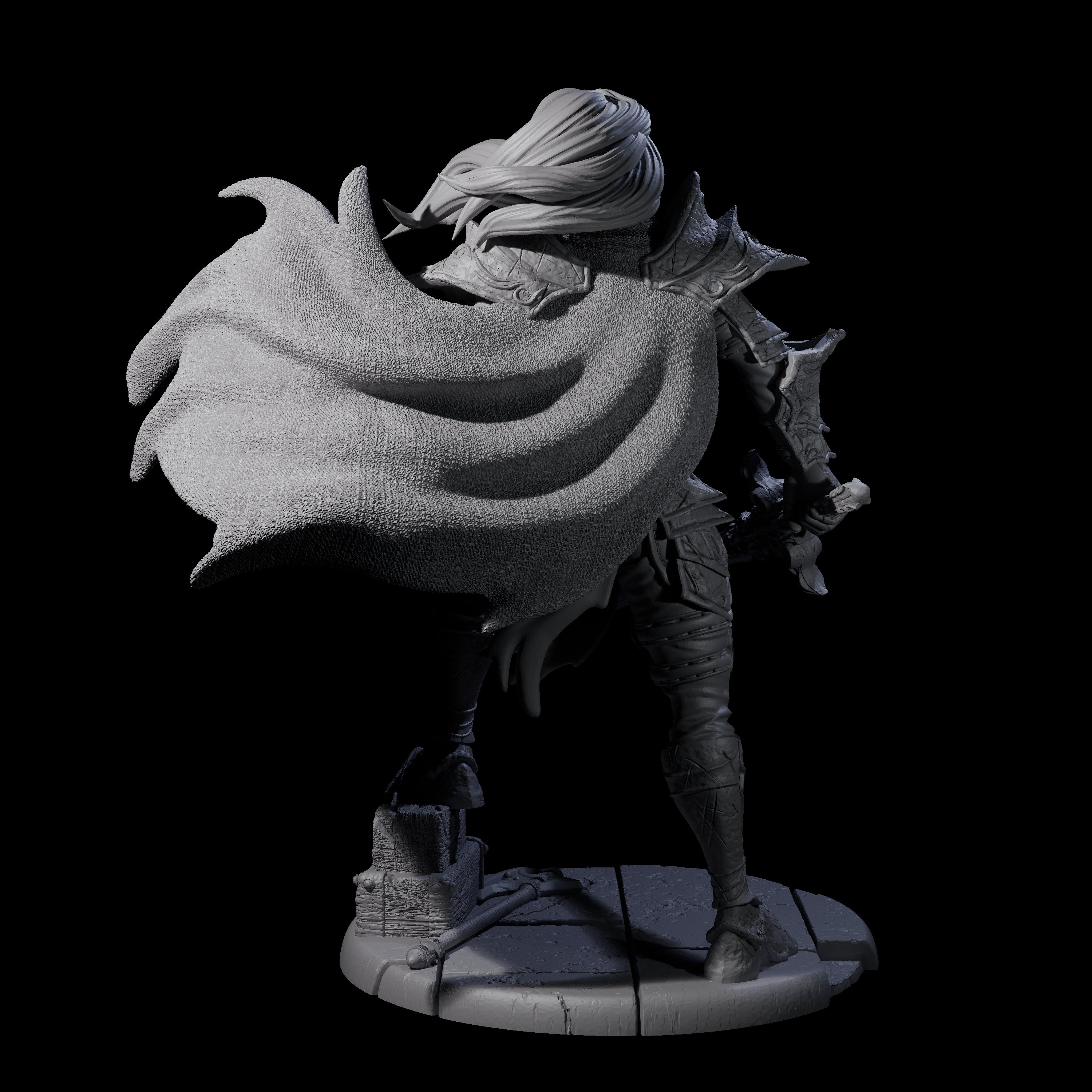 Antea - Brave Armoured Knight Miniature for Dungeons and Dragons, Pathfinder or other TTRPGs