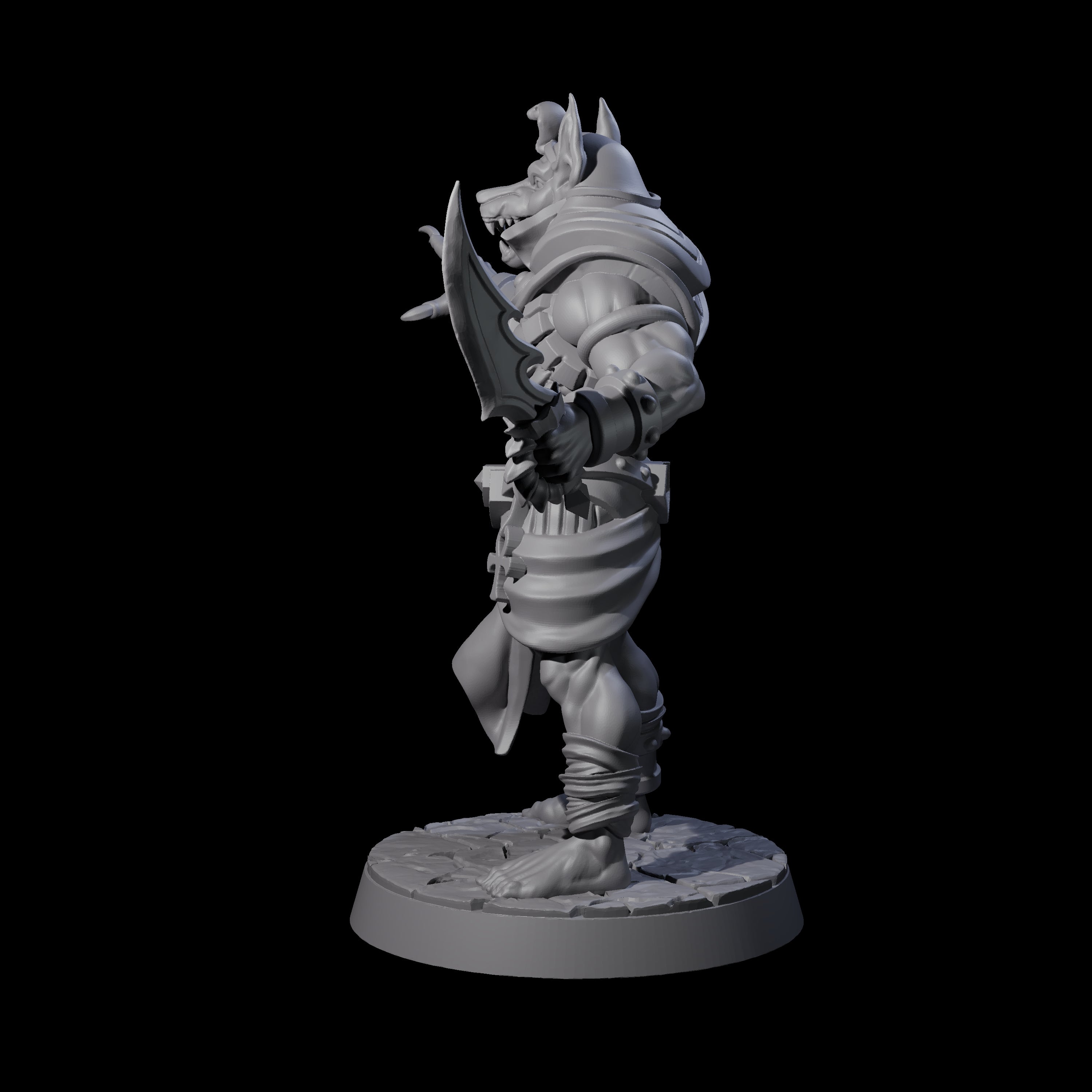 Anubis Guard A Miniature for Dungeons and Dragons, Pathfinder or other TTRPGs