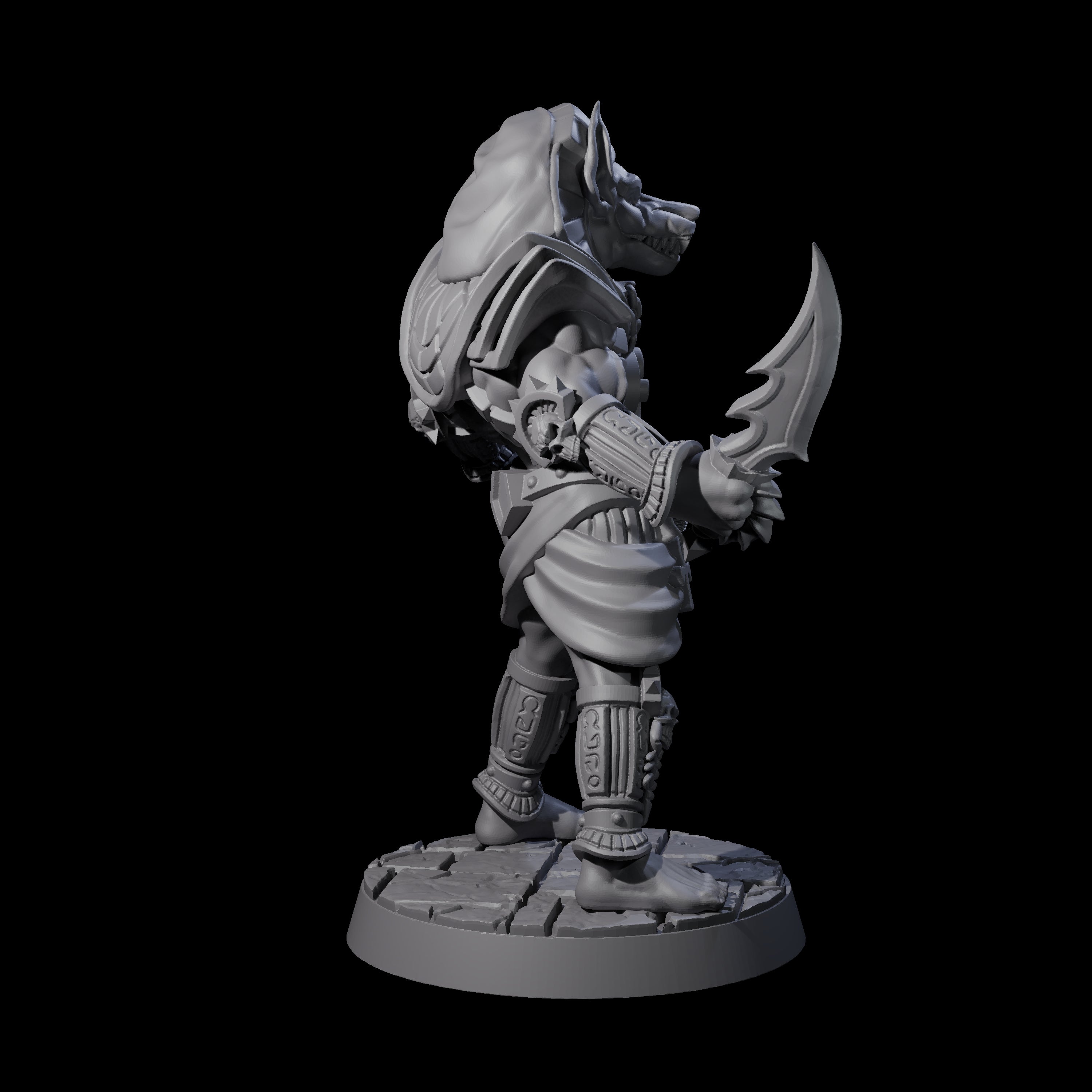 Anubis Guard B Miniature for Dungeons and Dragons, Pathfinder or other TTRPGs