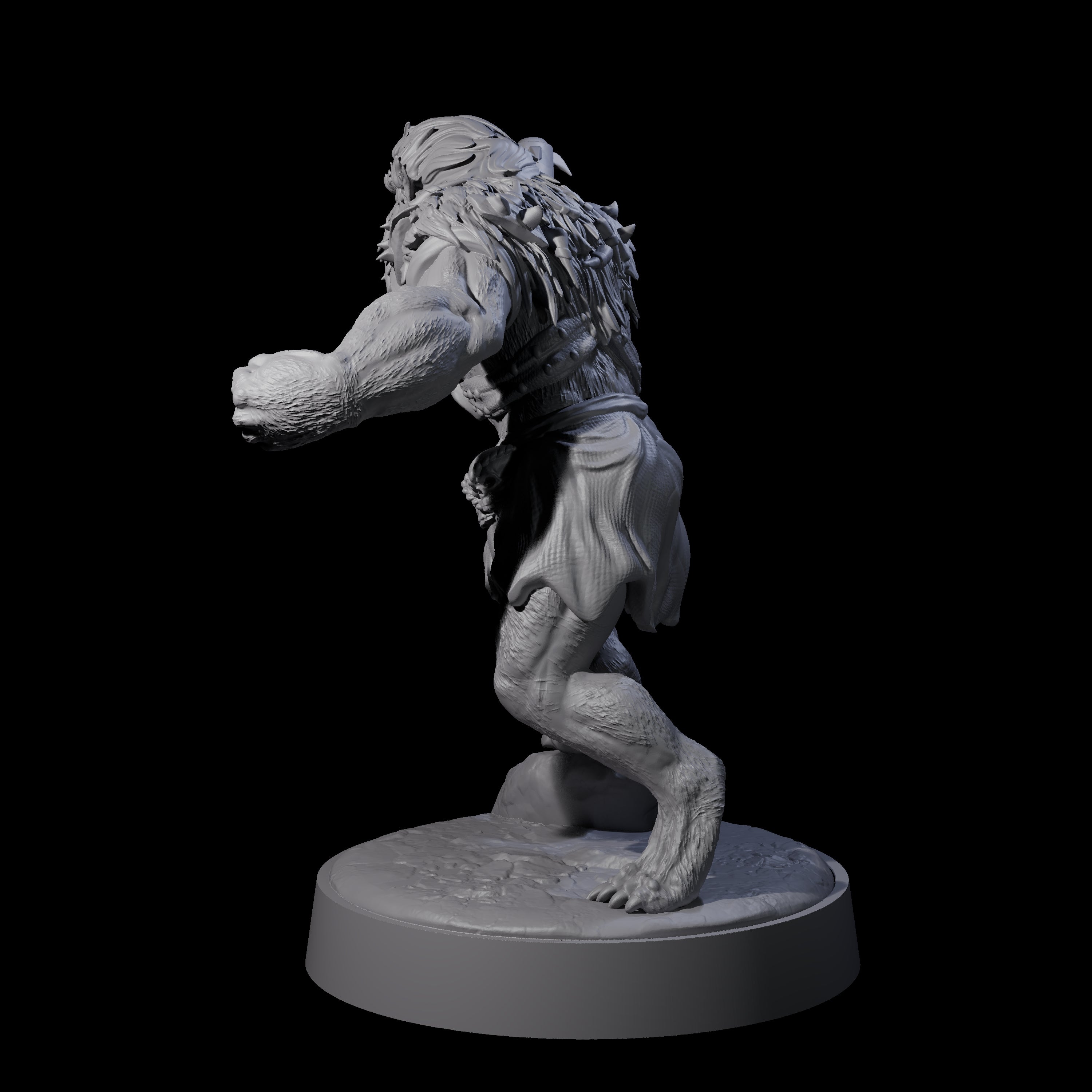 Ape-like Bugbear A Miniature for Dungeons and Dragons, Pathfinder or other TTRPGs