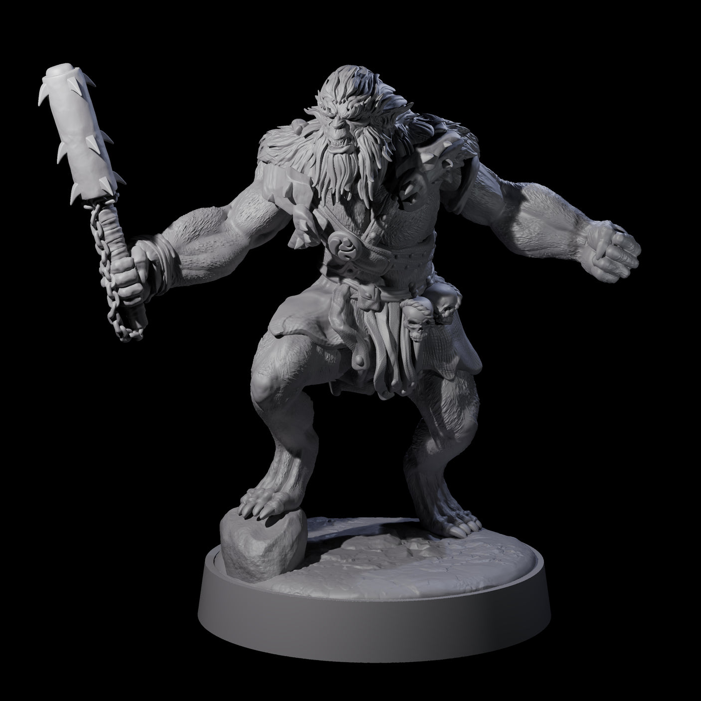 Ape-like Bugbear A Miniature for Dungeons and Dragons, Pathfinder or other TTRPGs