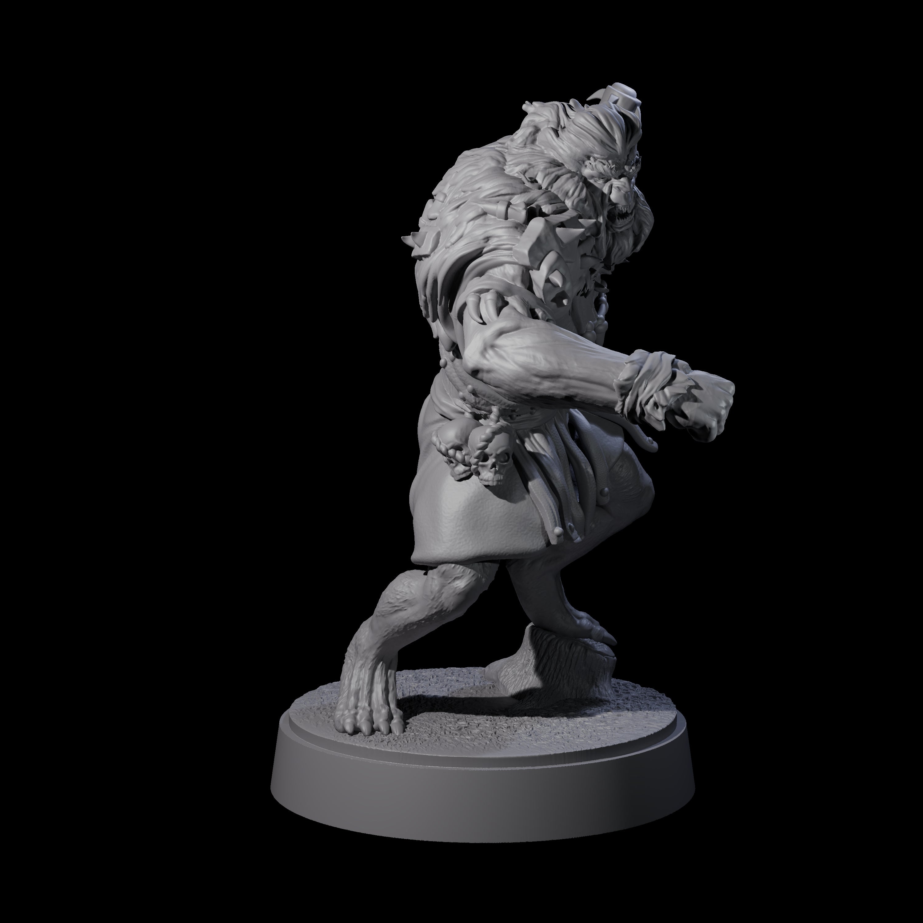 Ape-like Bugbear B Miniature for Dungeons and Dragons, Pathfinder or other TTRPGs