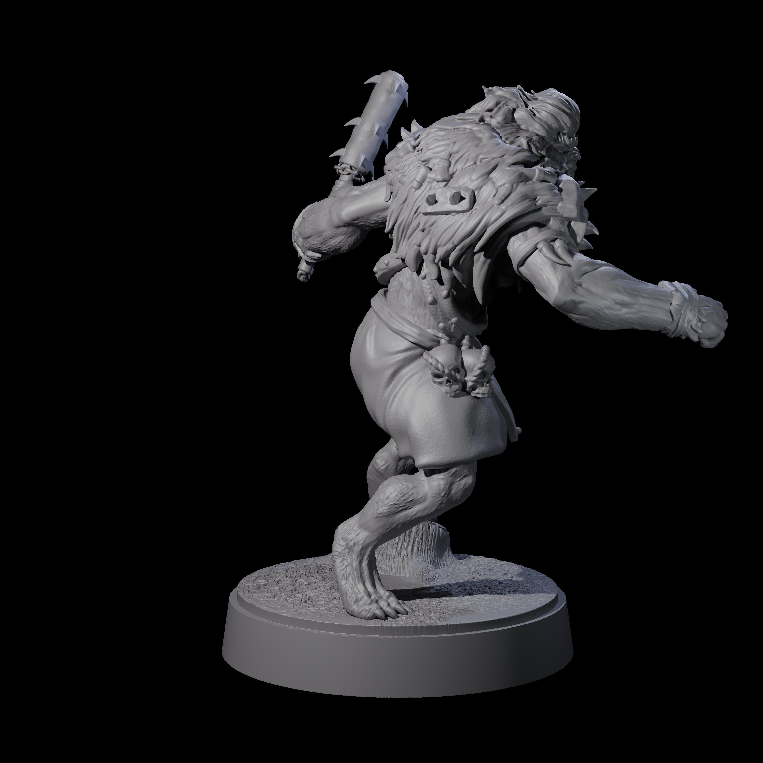 Ape-like Bugbear B Miniature for Dungeons and Dragons, Pathfinder or other TTRPGs