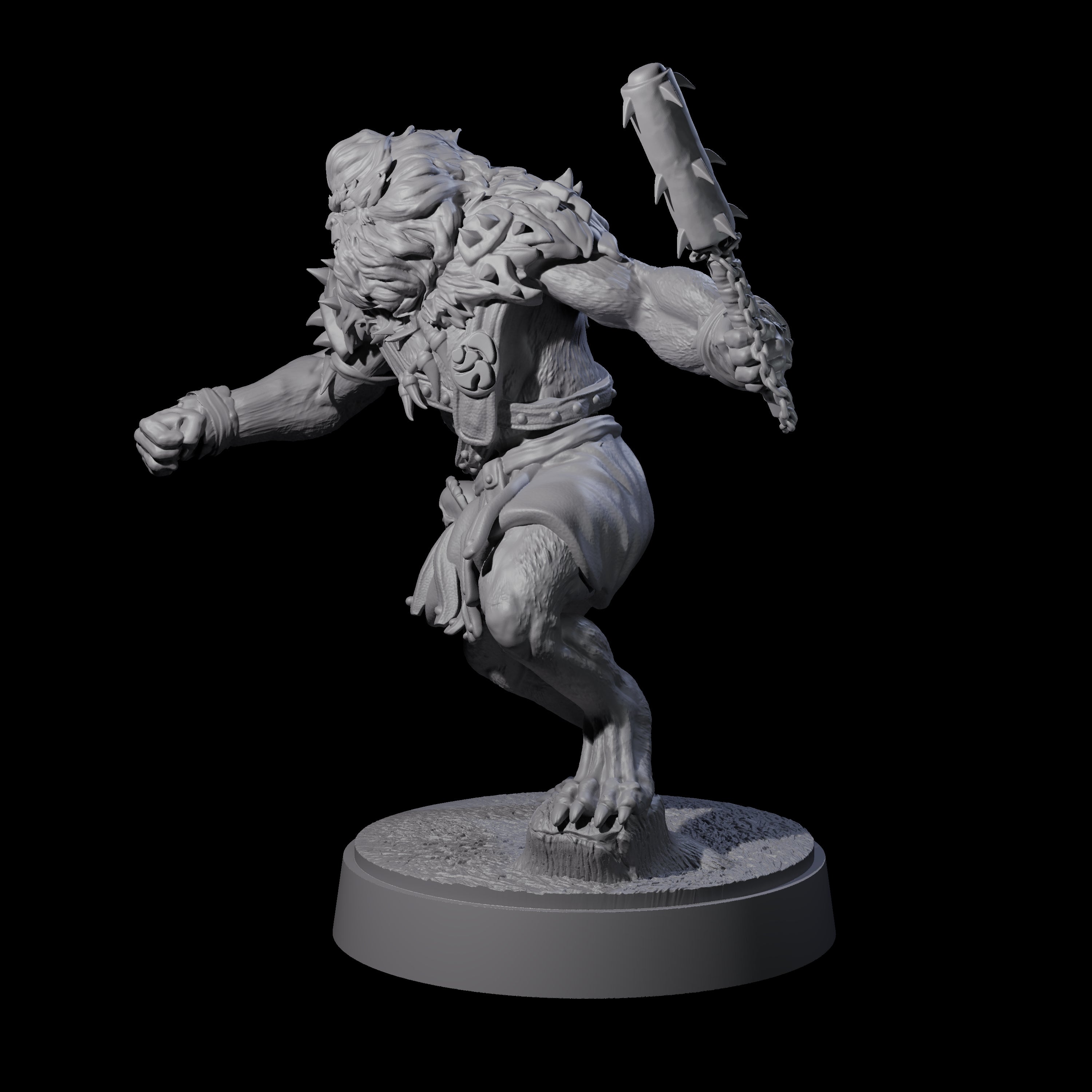 Ape-like Bugbear B Miniature for Dungeons and Dragons, Pathfinder or other TTRPGs