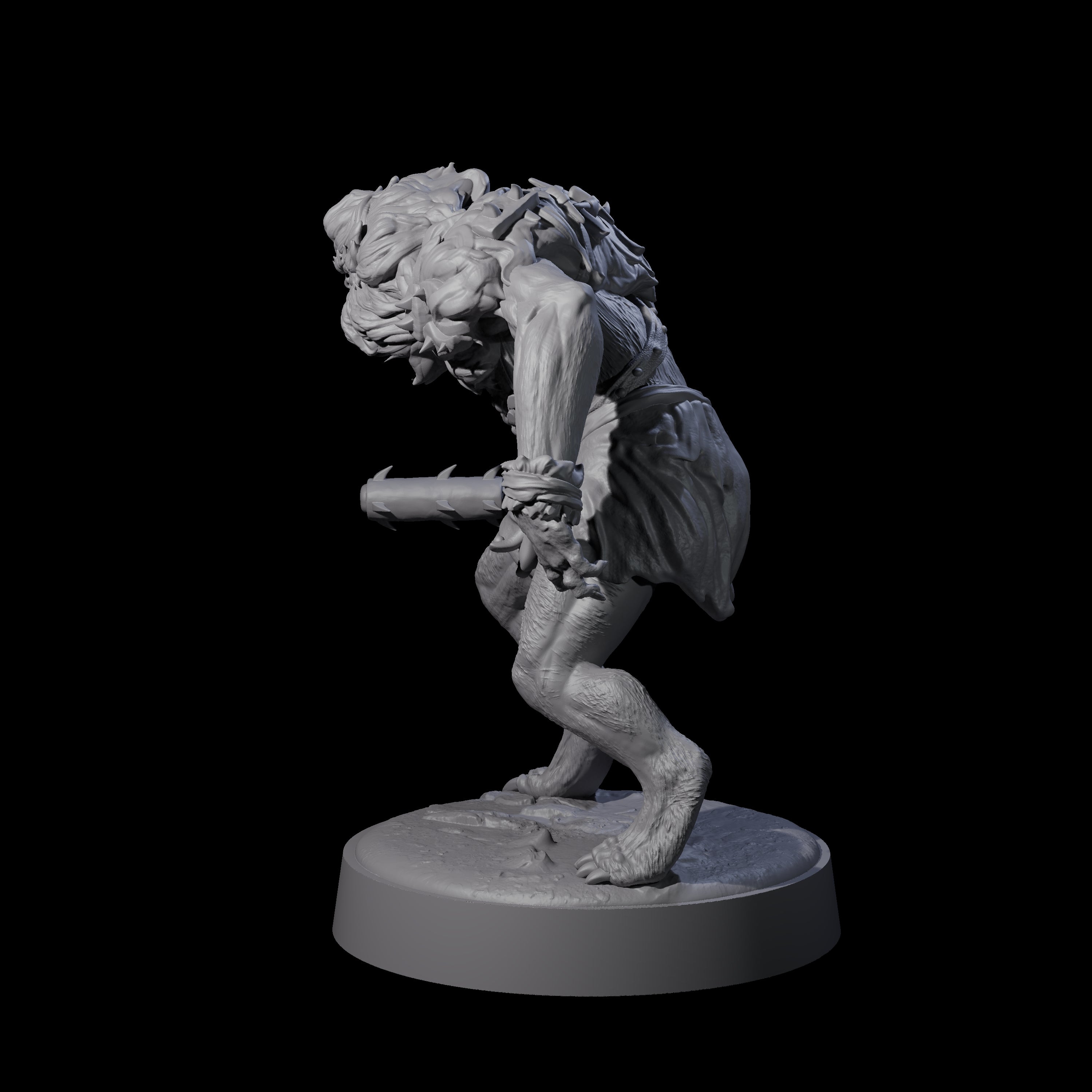Ape-like Bugbear C Miniature for Dungeons and Dragons, Pathfinder or other TTRPGs