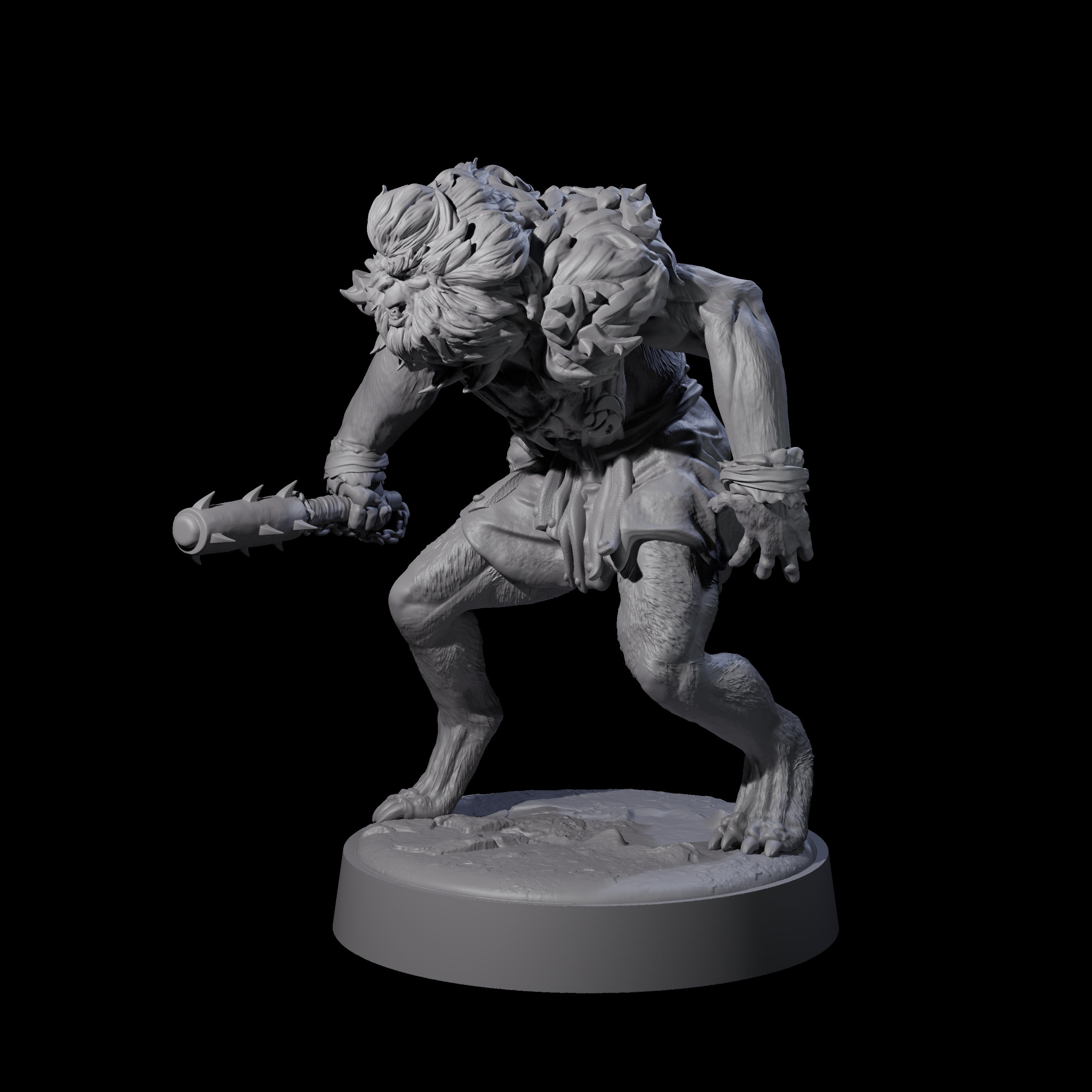 Ape-like Bugbear C Miniature for Dungeons and Dragons, Pathfinder or other TTRPGs