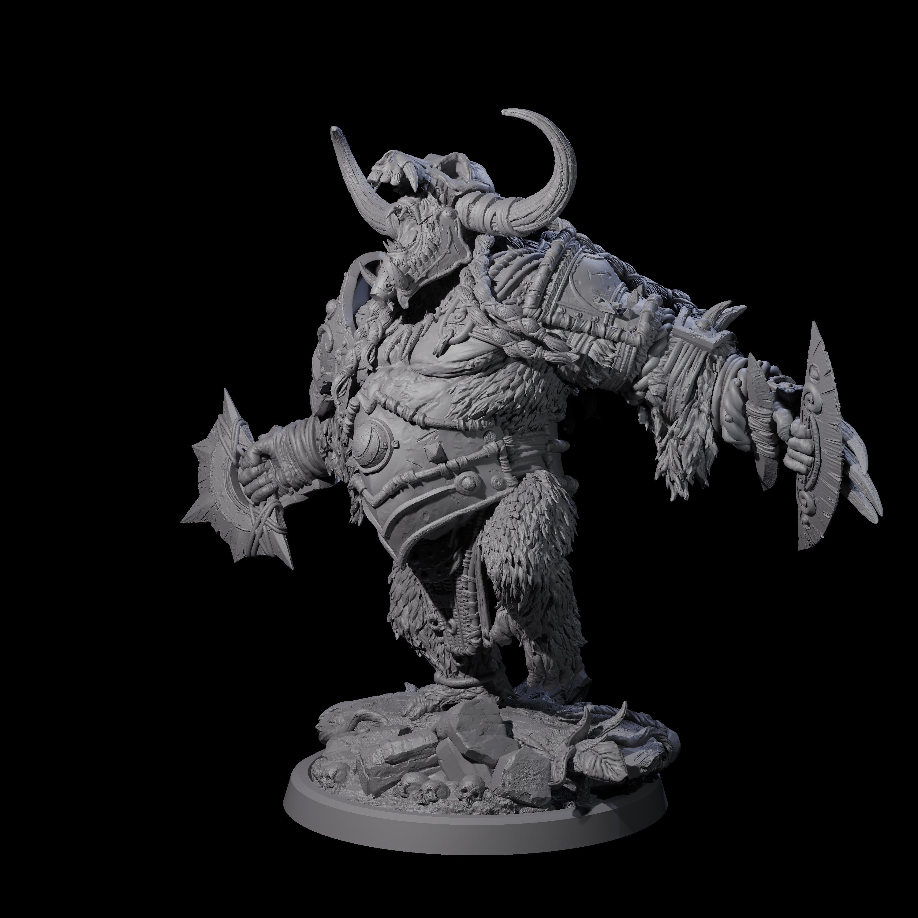 Armoured Giant Orangutan D Miniature for Dungeons and Dragons, Pathfinder or other TTRPGs