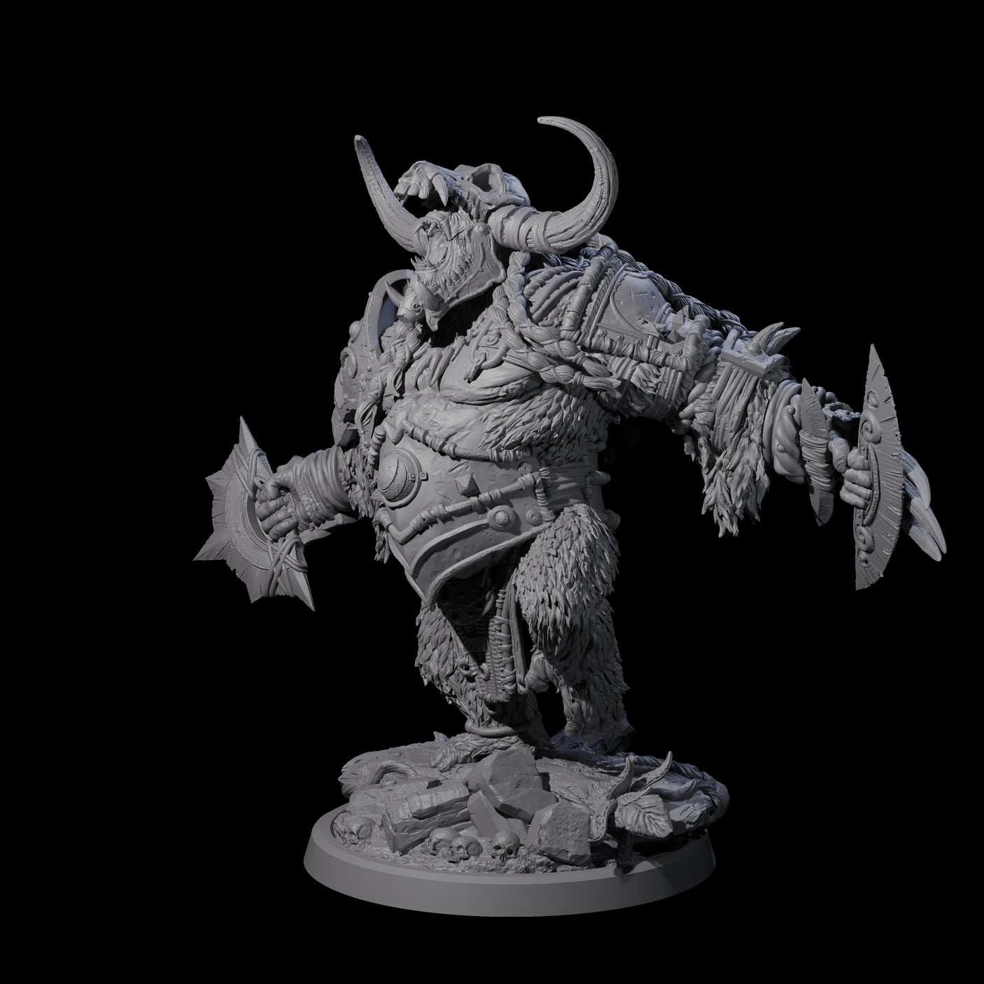 Armoured Giant Orangutan D Miniature for Dungeons and Dragons, Pathfinder or other TTRPGs