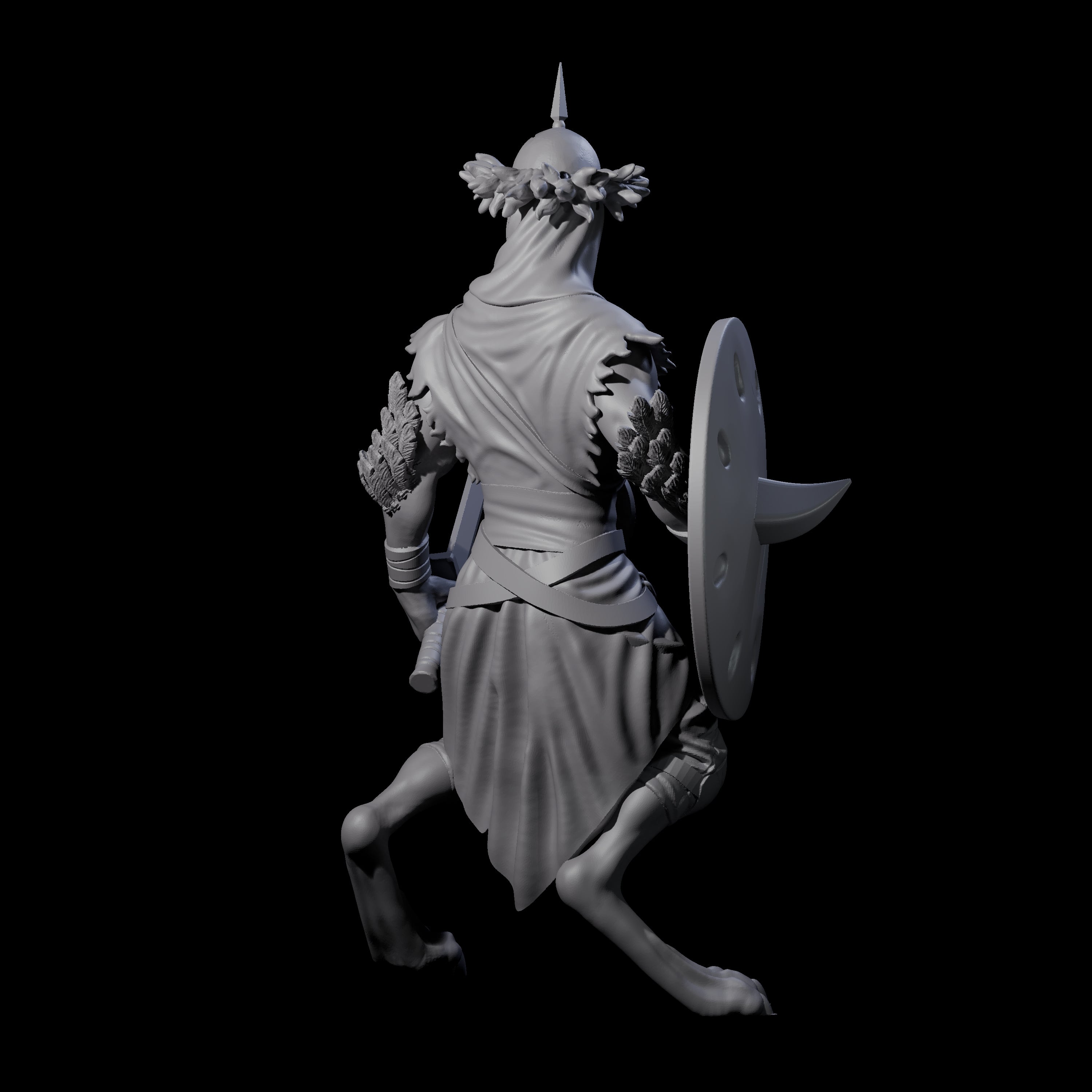 Armoured Kenku Barbarian Miniature for Dungeons and Dragons, Pathfinder or other TTRPGs