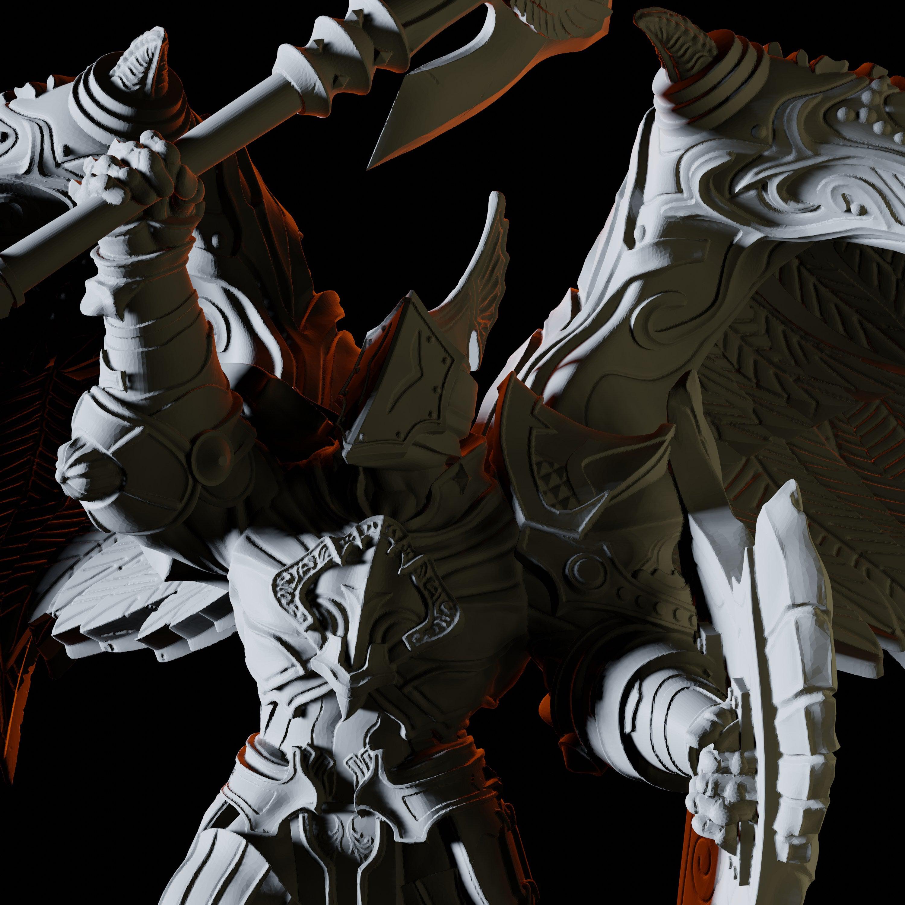 Armoured Solar Miniature for Dungeons and Dragons, Pathfinder or other TTRPGs