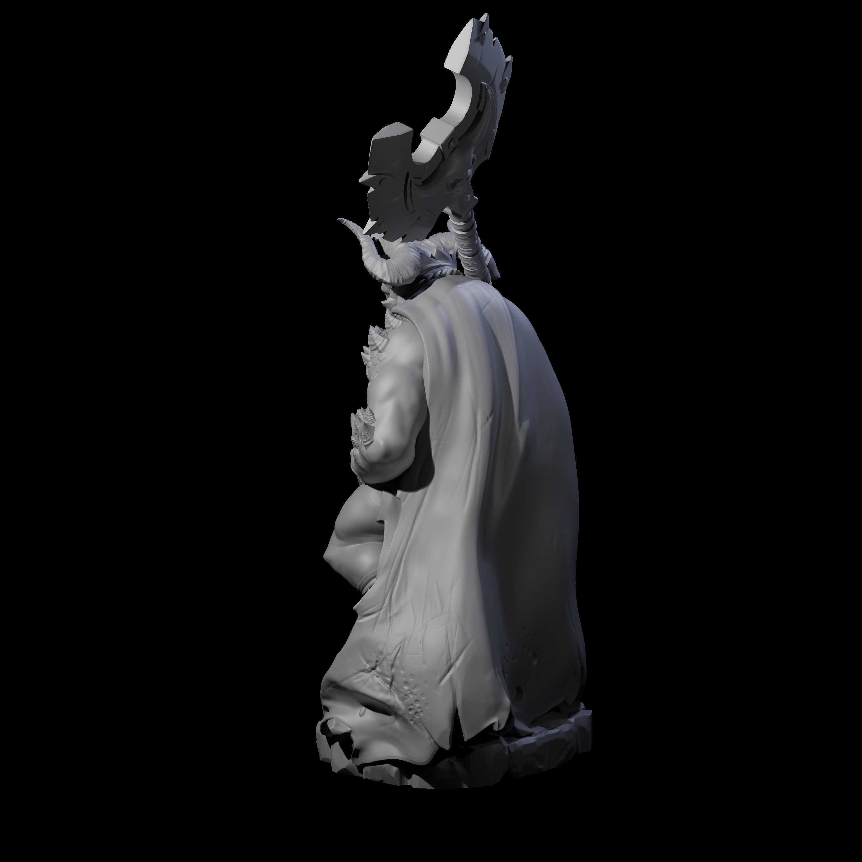 Arresting Demon Warchief Miniature for Dungeons and Dragons, Pathfinder or other TTRPGs