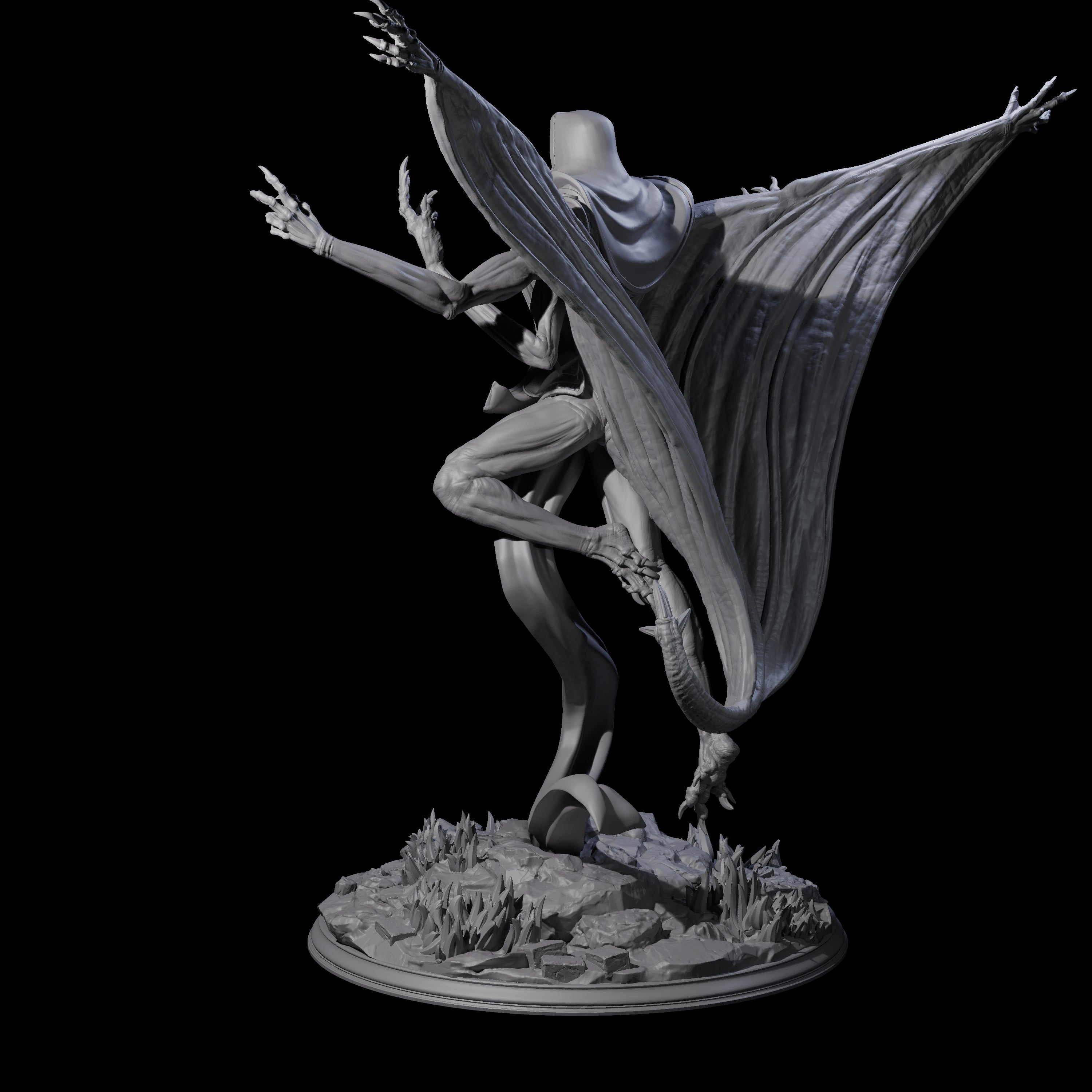 Ascendant Lich Necromancer Miniature for Dungeons and Dragons, Pathfinder or other TTRPGs