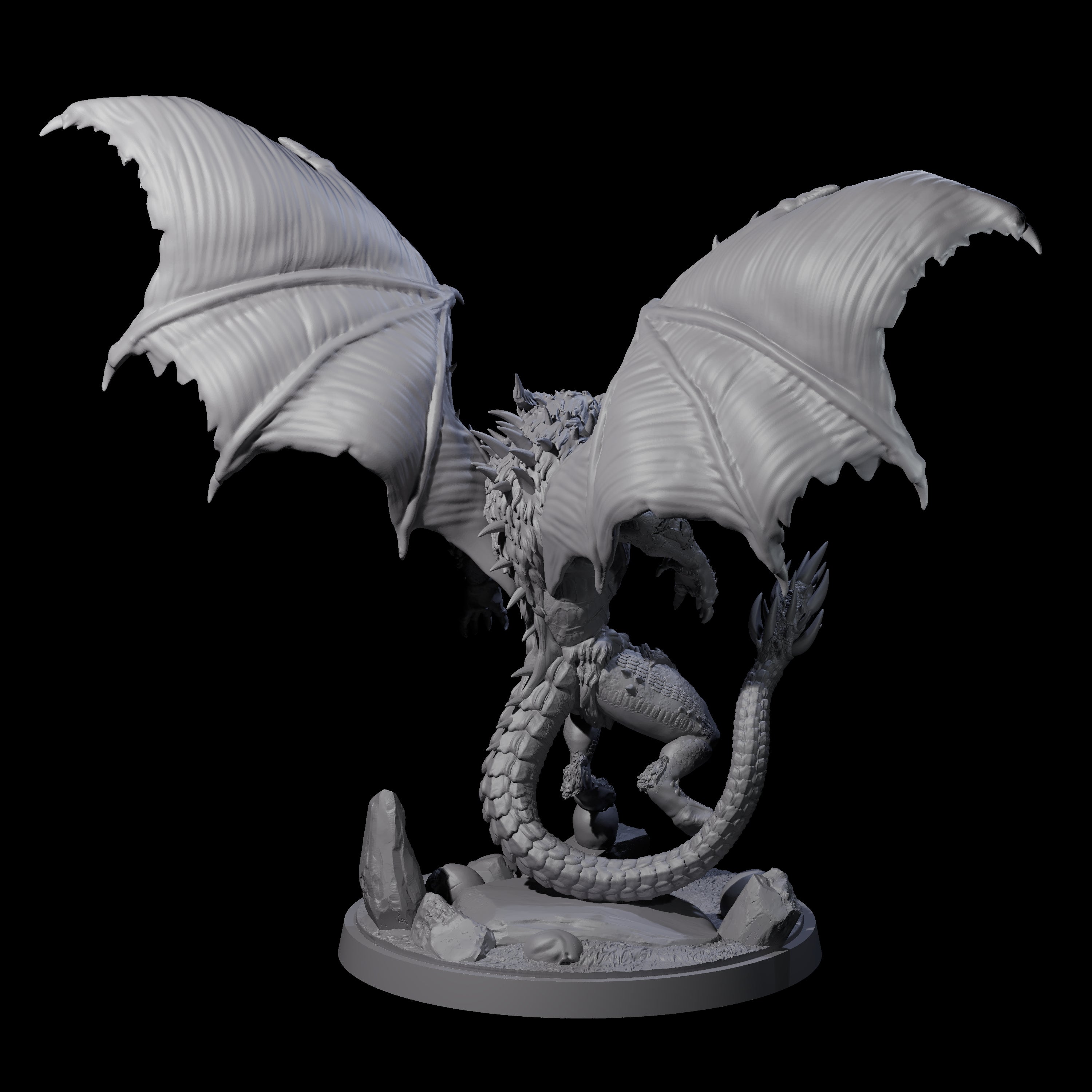 Athletic Manticore A Miniature for Dungeons and Dragons, Pathfinder or other TTRPGs