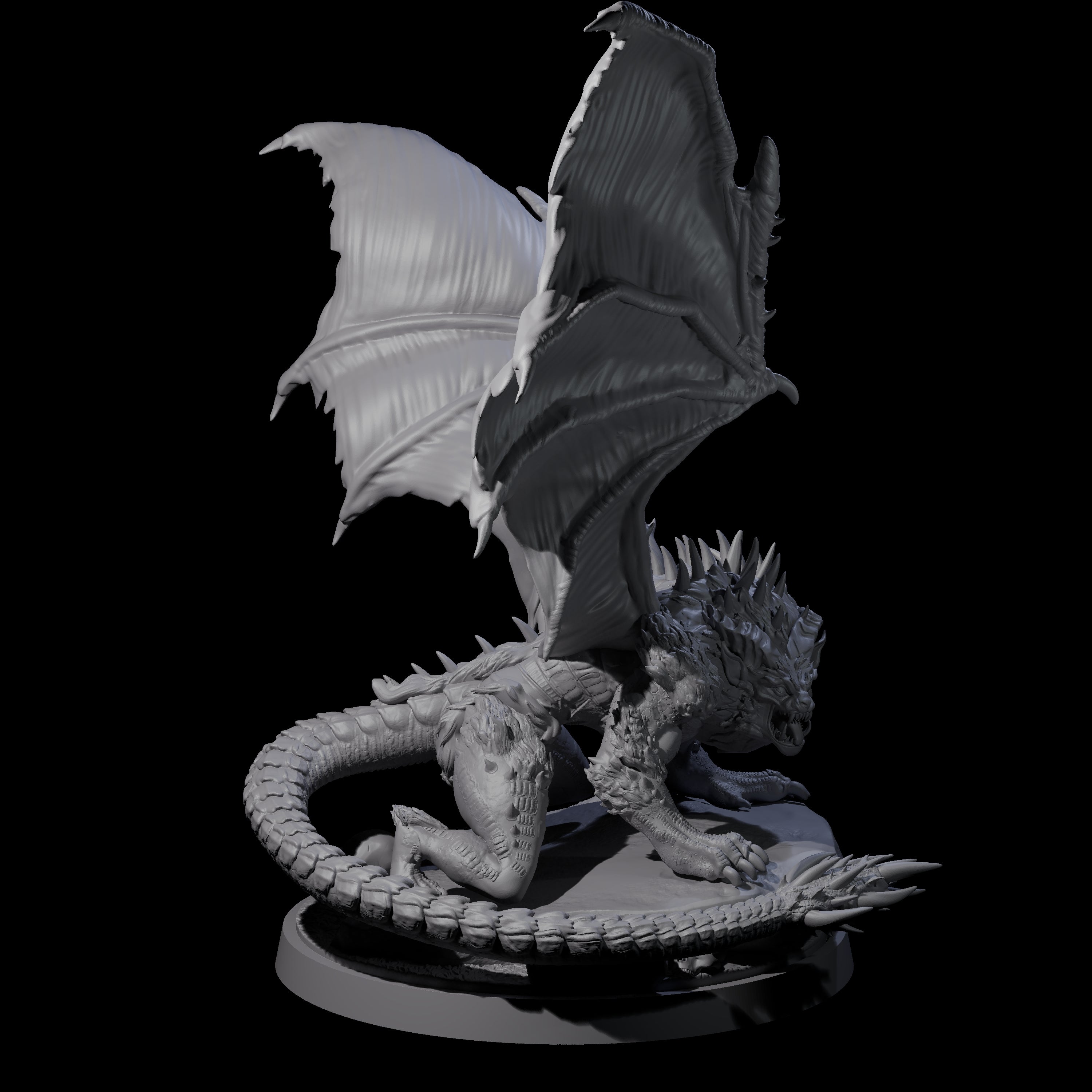 Athletic Manticore B Miniature for Dungeons and Dragons, Pathfinder or other TTRPGs