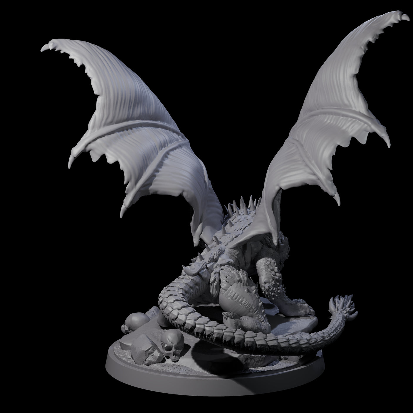Athletic Manticore B Miniature for Dungeons and Dragons, Pathfinder or other TTRPGs