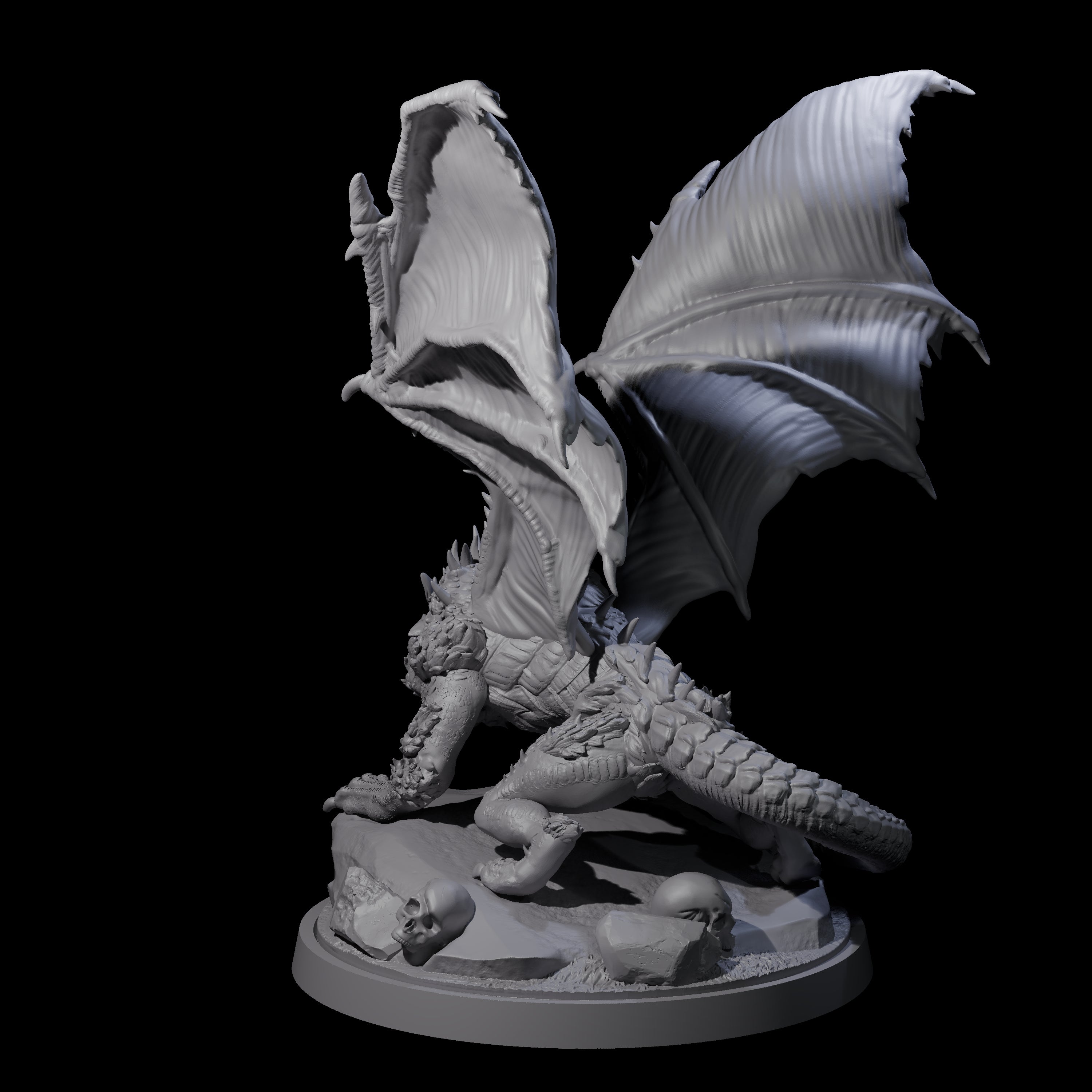 Athletic Manticore B Miniature for Dungeons and Dragons, Pathfinder or other TTRPGs