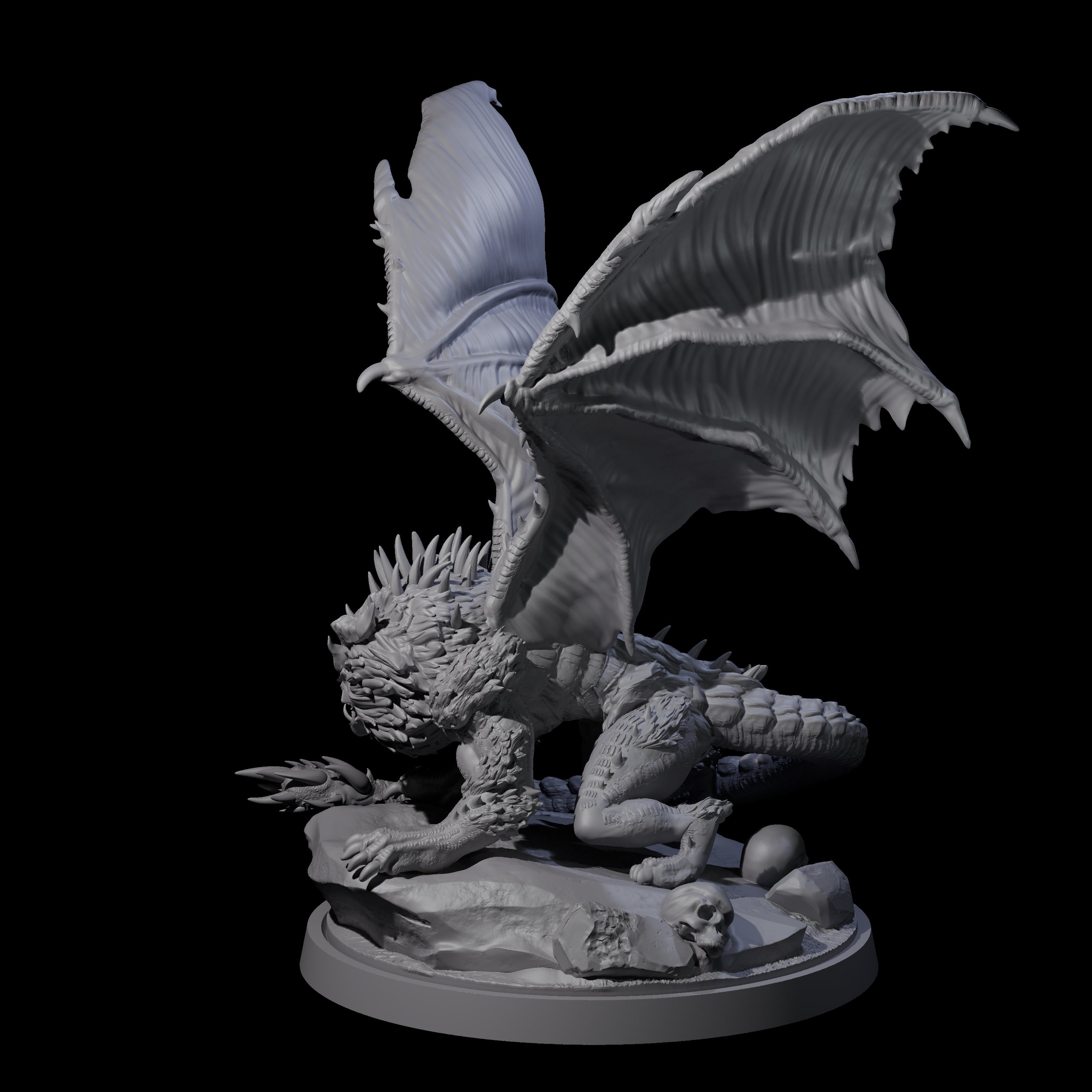 Athletic Manticore B Miniature for Dungeons and Dragons, Pathfinder or other TTRPGs