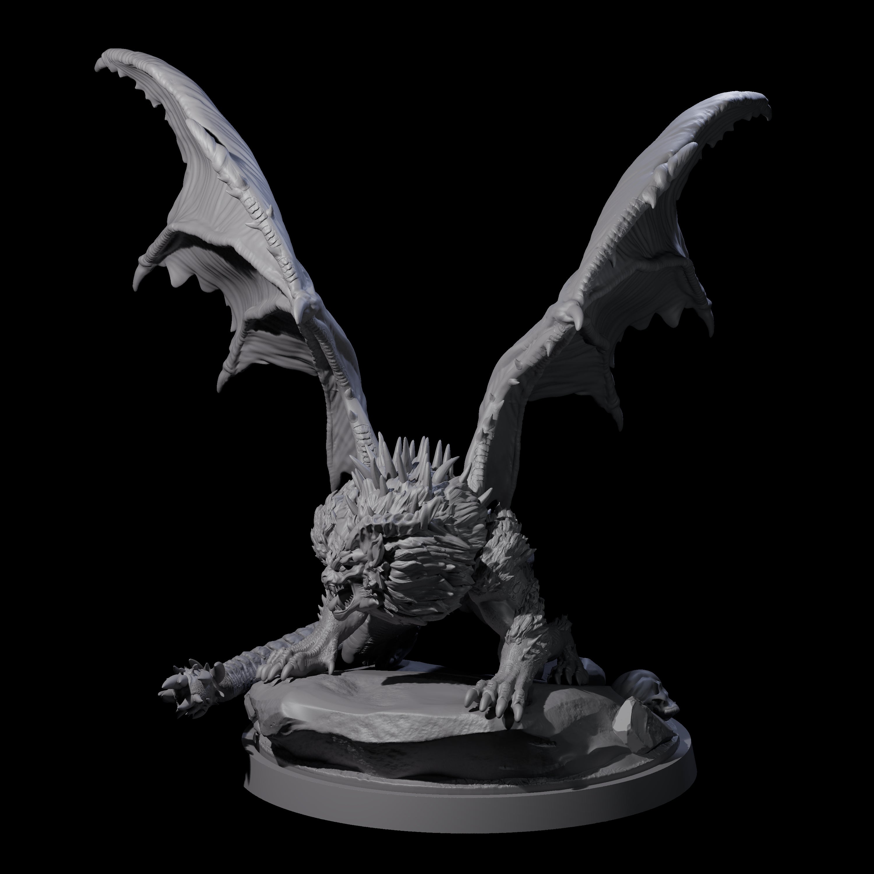 Athletic Manticore B Miniature for Dungeons and Dragons, Pathfinder or other TTRPGs
