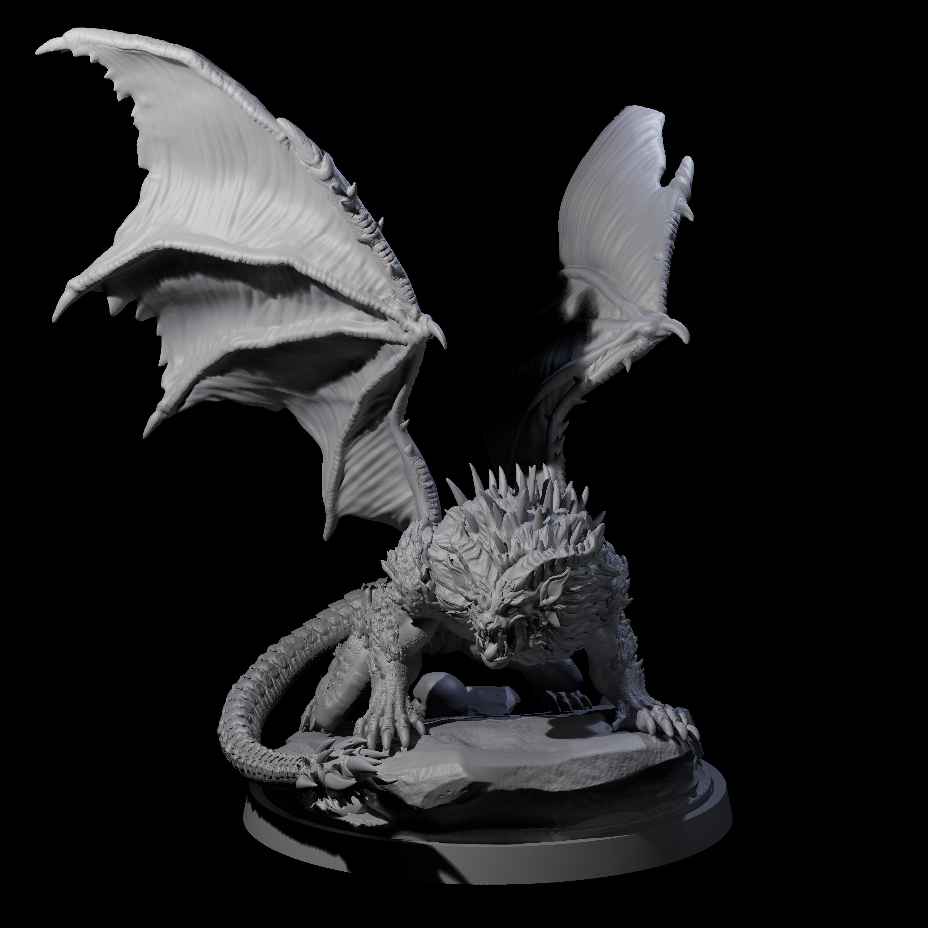 Athletic Manticore B Miniature for Dungeons and Dragons, Pathfinder or other TTRPGs